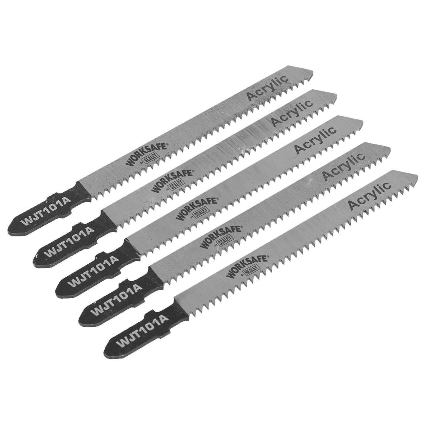 Sealey Jigsaw Blade 75mm 12tpi - Pack of 5 metals and aluminium