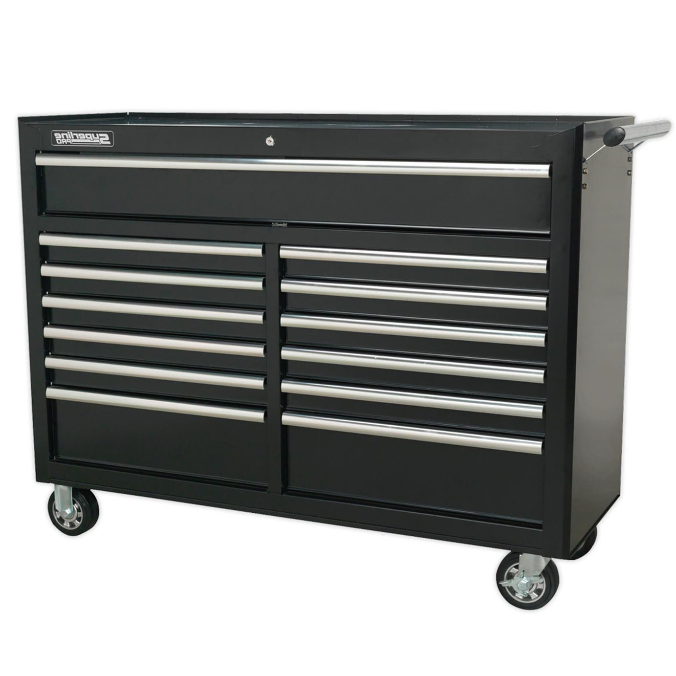 Sealey Rollcab 13 Drawer with Ball Bearing Slides - Black