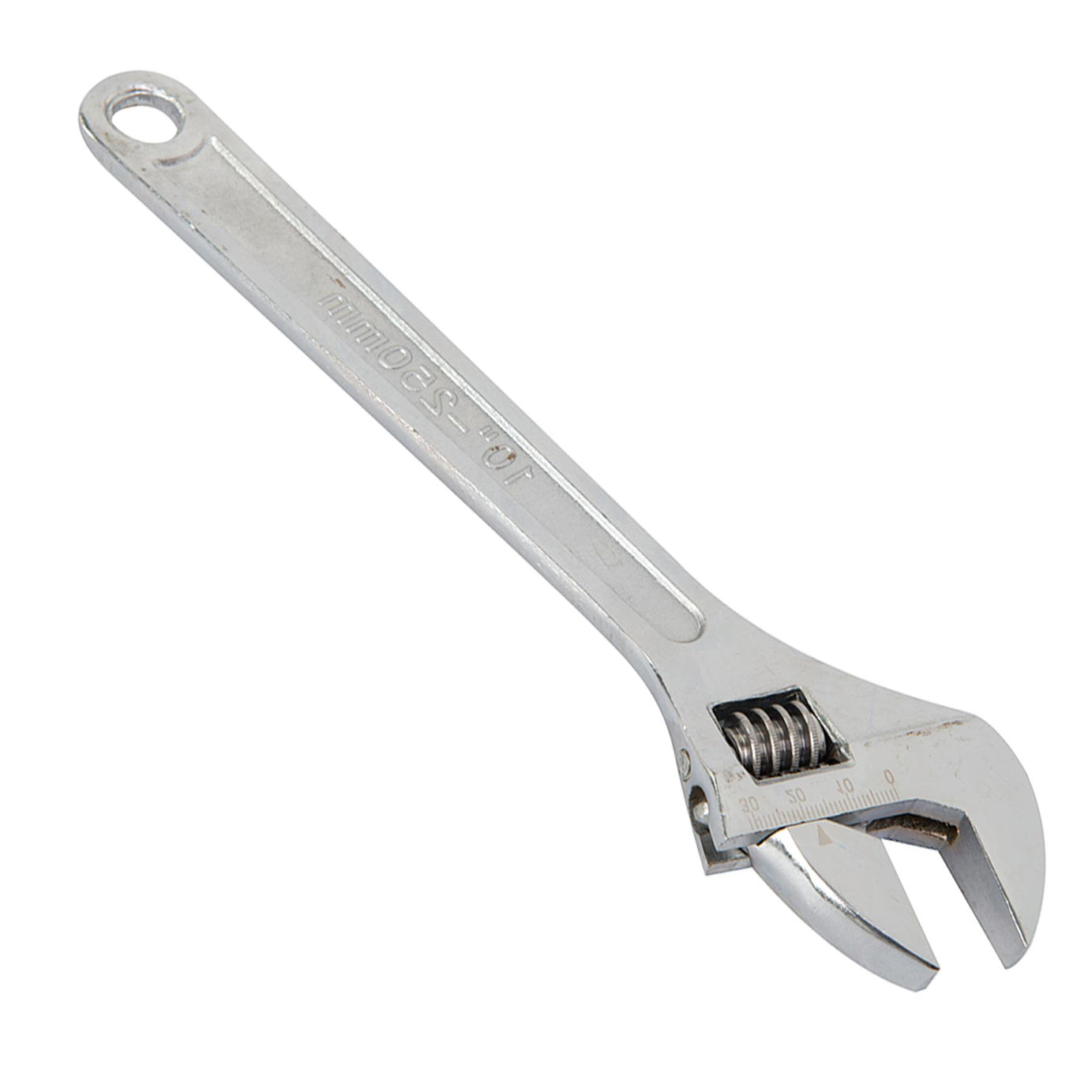 Adjustable Wrench Length 250mm - Jaw 27mm Drop-Forged Chrome Plated New