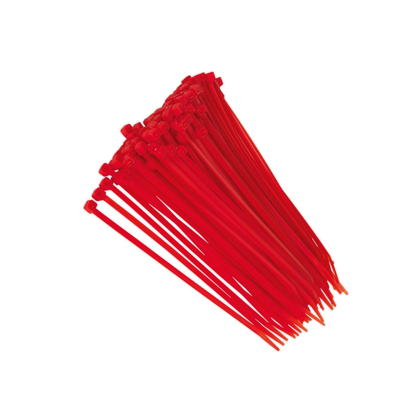Sealey Cable Tie 200 x 4.4mm Red Pack of 100