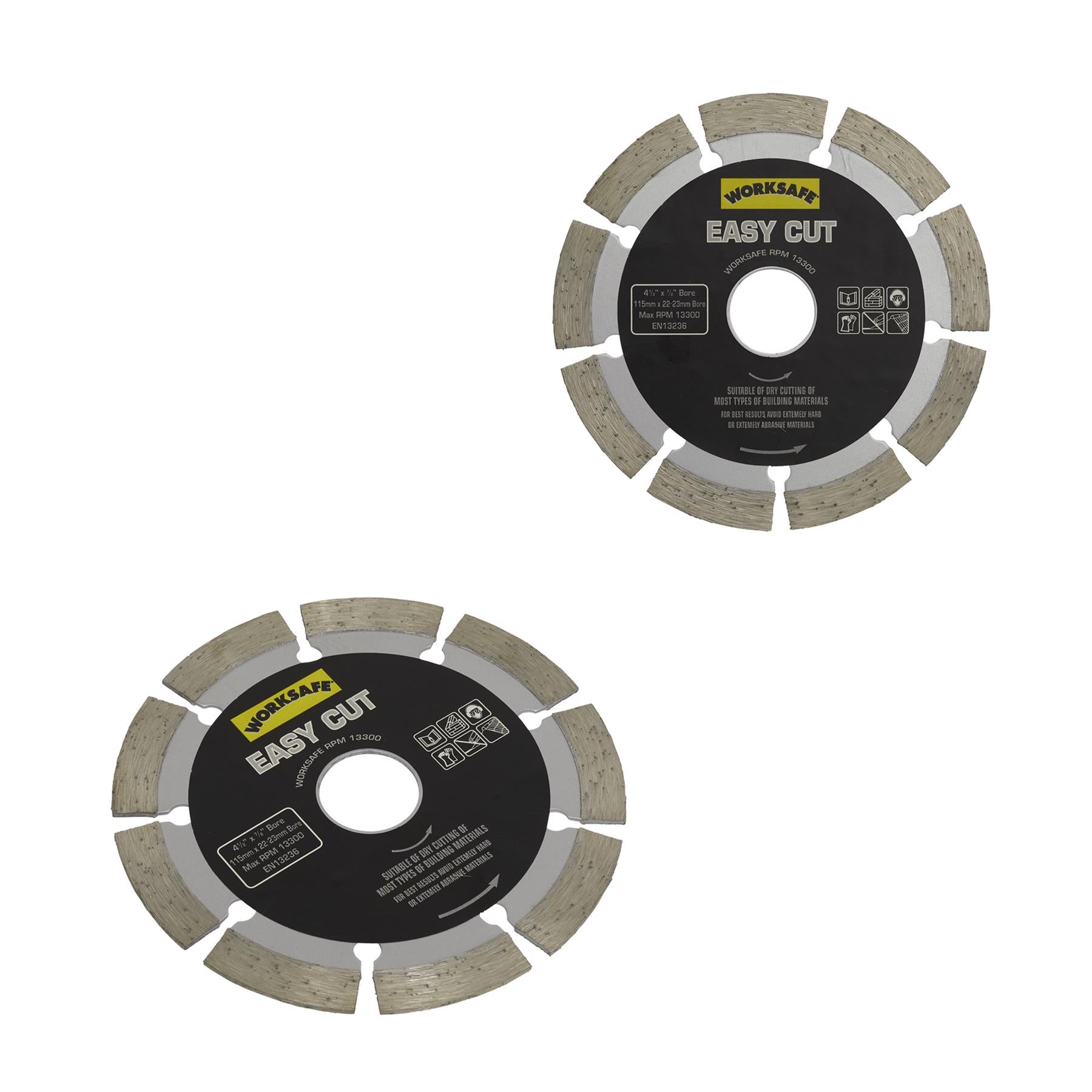 Sealey Silver Easy Cut Diamond Blade Ø115 x 22mm