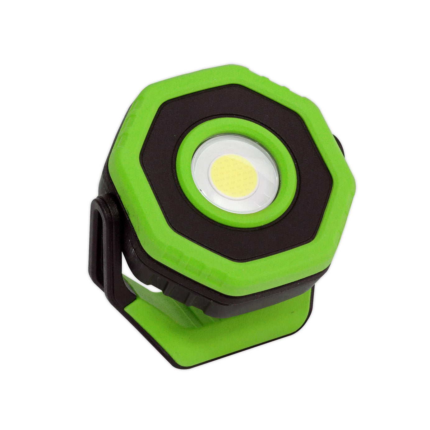 Sealey R/Charge Pocket Floodlight with Magnet 360° 7W COB LED-Green
