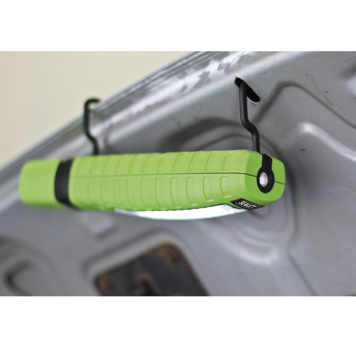 Sealey R/Charge 360 Insp Light 10 SMD LED & 3W LED Green Li-ion