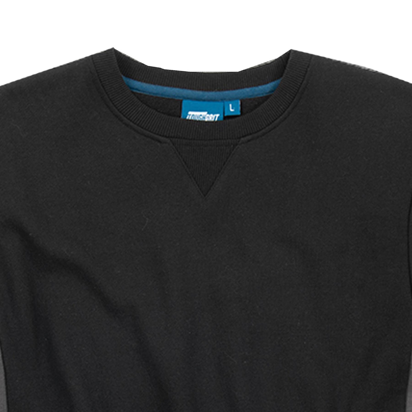 Tough Grit 2-Tone Trade Tech Windproof Sweatshirt Black/Charcoal XL