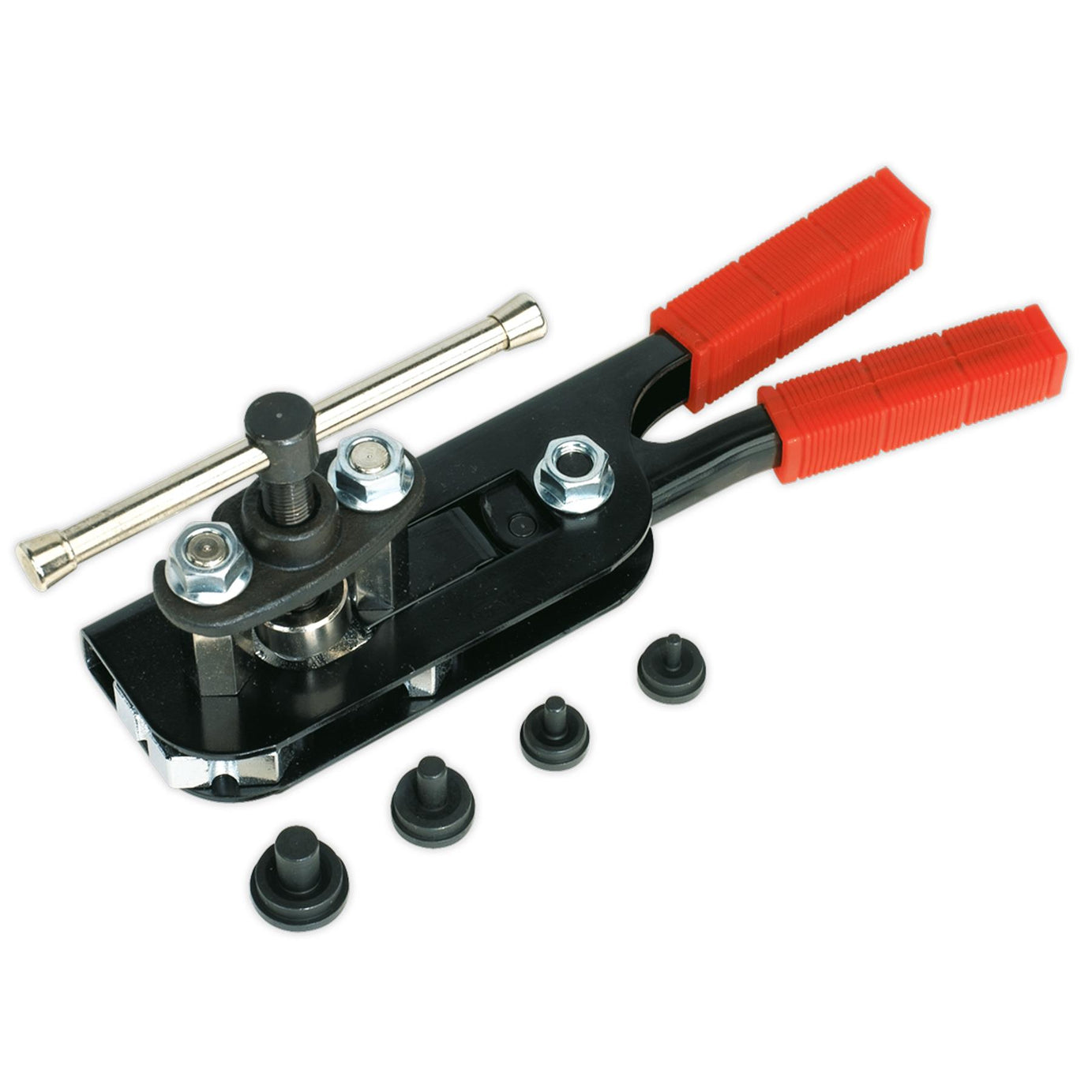 Sealey Brake Pipe Flaring Tool Kit Single & Double Flares 3/16"-1/2" SAE AK5063