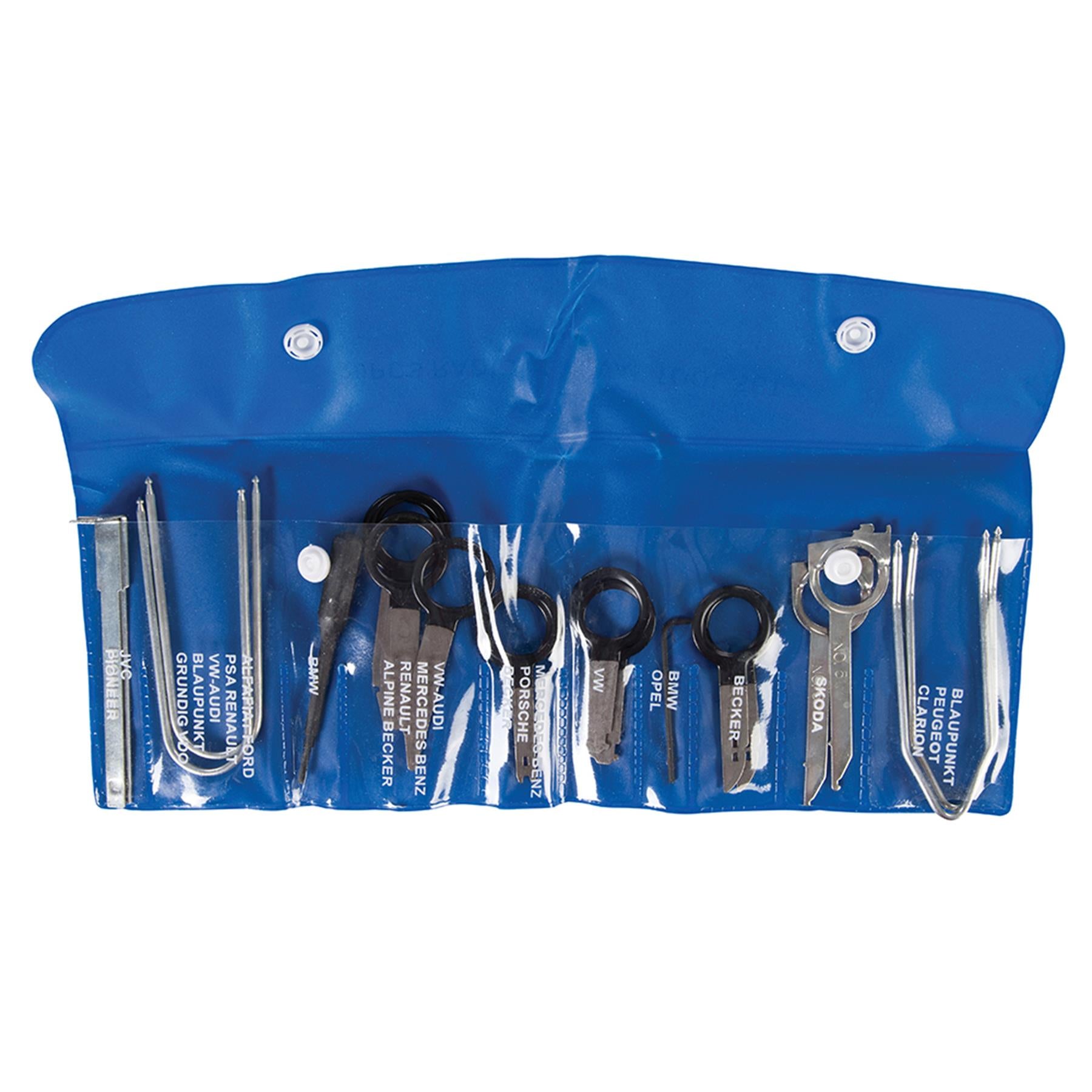 Radio Removal Kit 20Pc Car Radios Remover With Stainless Steel Keys