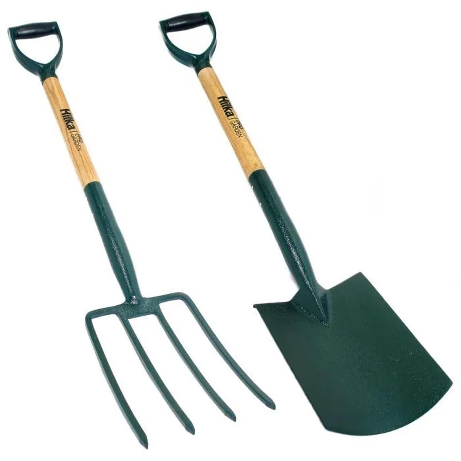 Durable 2-Piece Carbon Steel Digging Spade