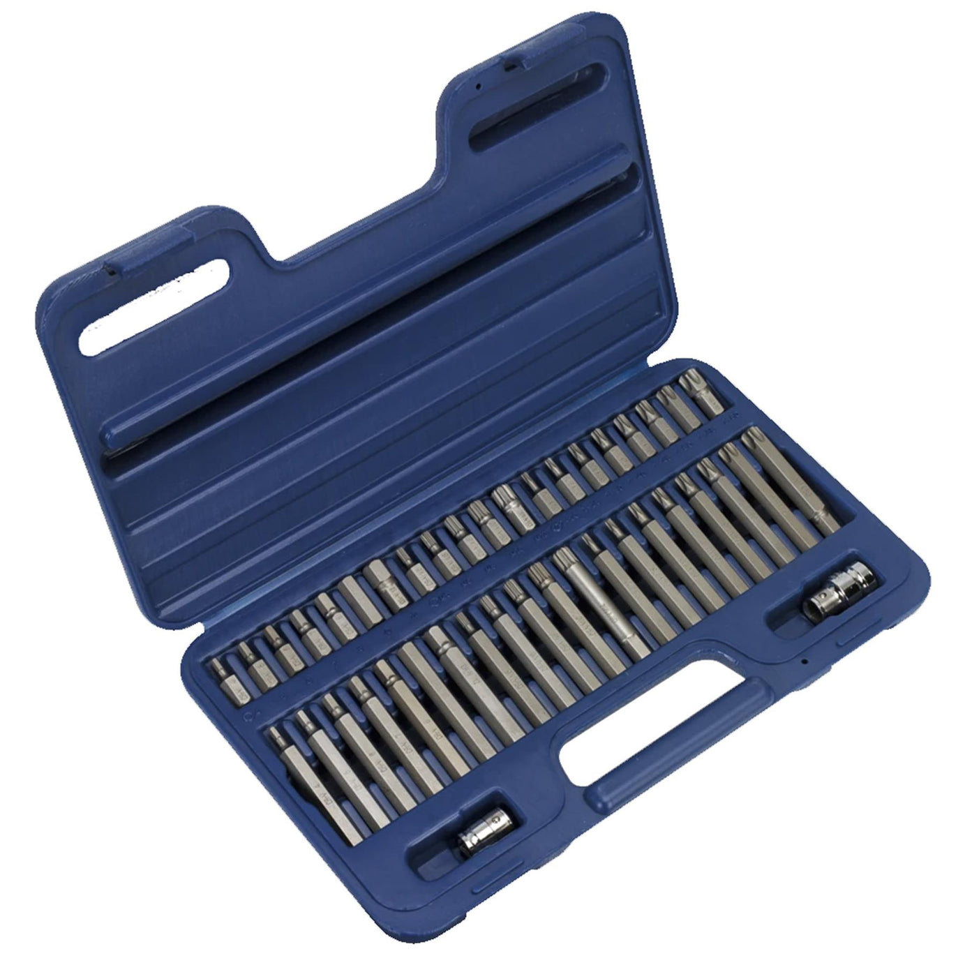 Sealey TRX-Star*/Hex/Spline Bit Set 42pc 3/8" & 1/2"Sq Drive
