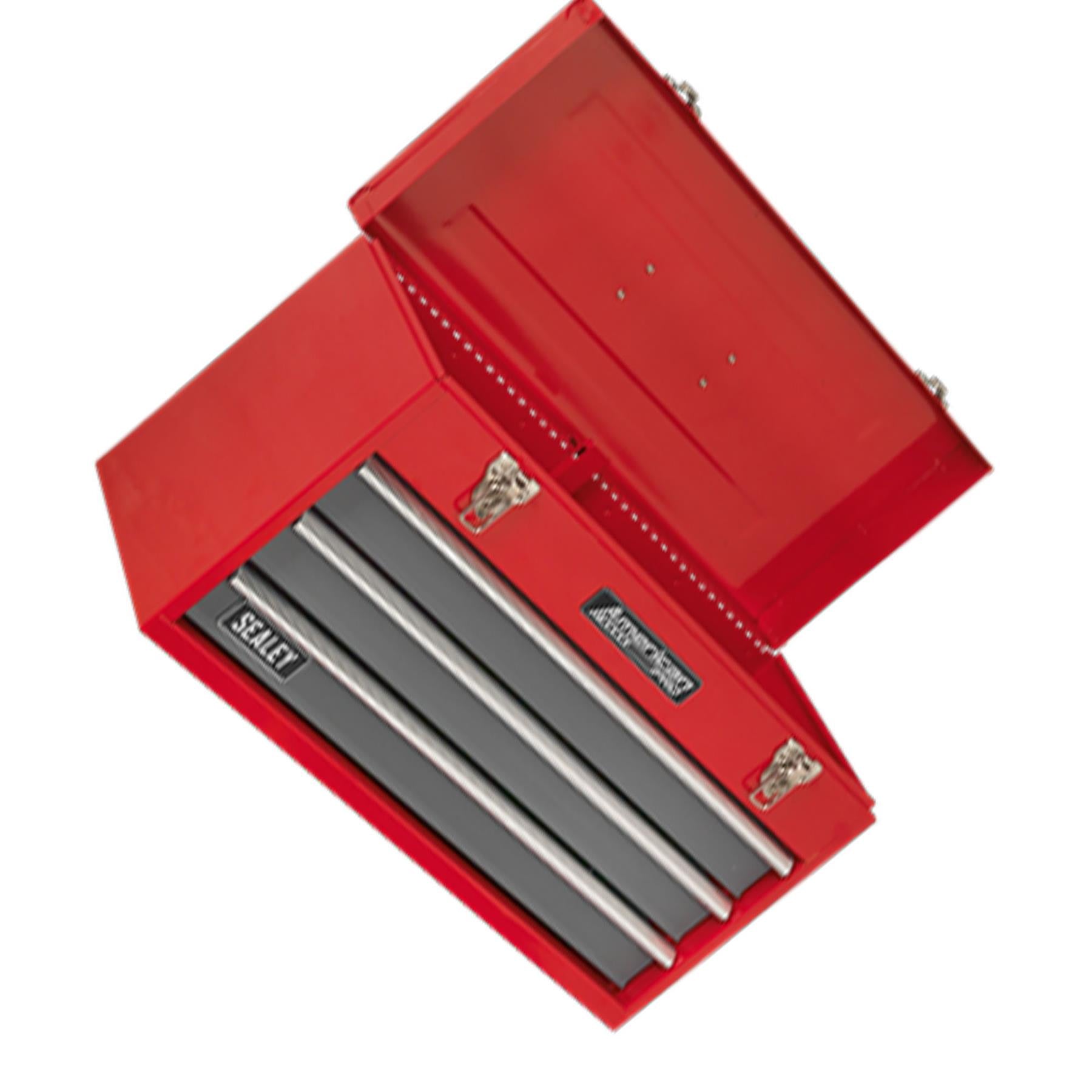 Sealey Tool Chest 3 Drawer Portable - Red/Grey