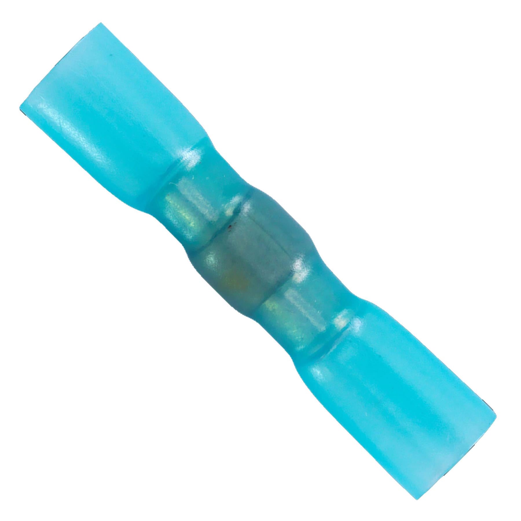 Sealey Heat Shrink Butt Connector with Crimp & Solder Blue Pk of 25