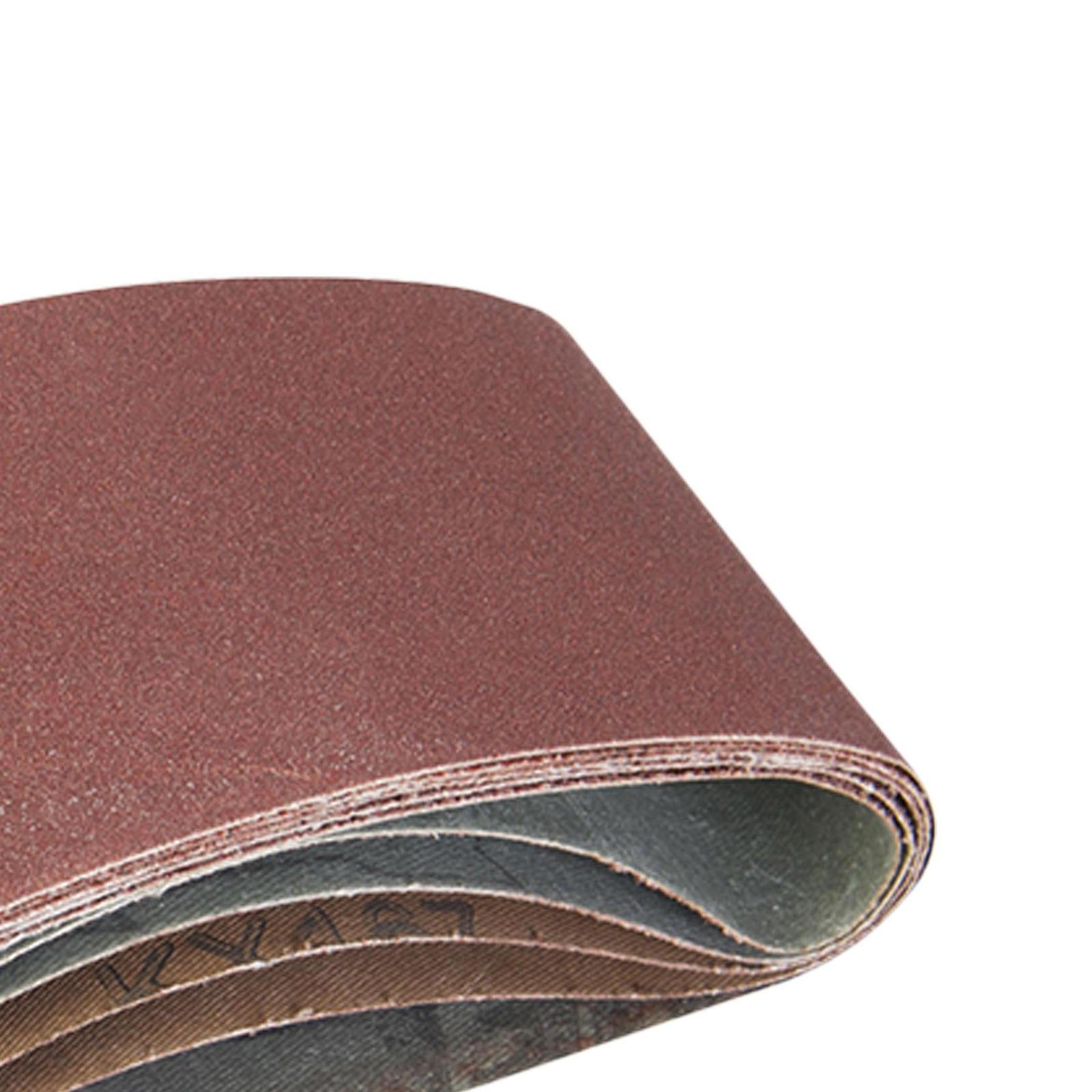 5 X Mixed Power Tool Sander Sanding Belt Belts 75mm X 457mm 40 60 80 120 Grit