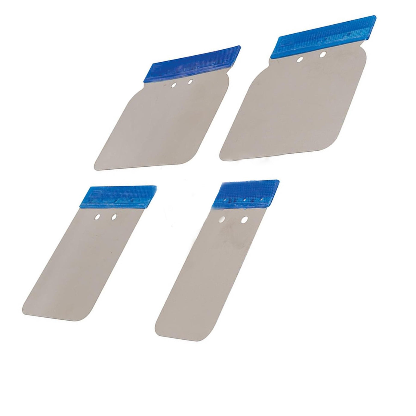 4Pce Stainless Steel Body Filler Application Set - 50, 80, 100 & 120mm