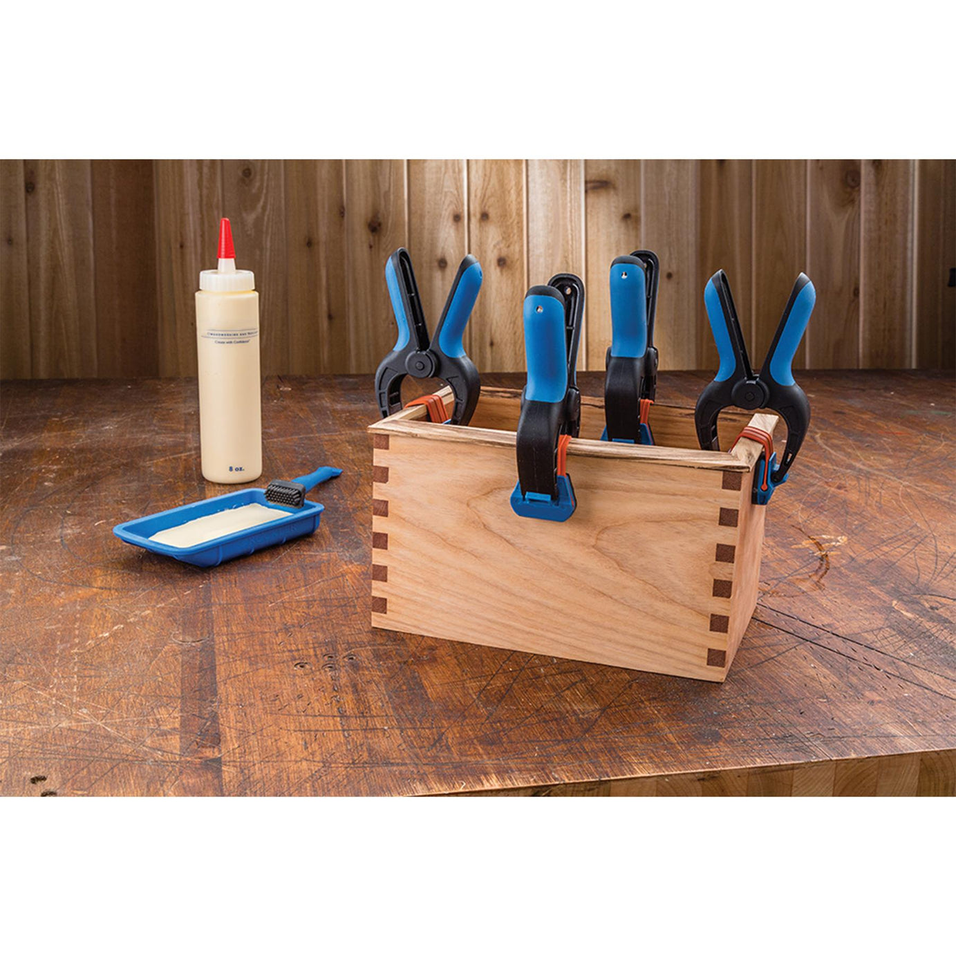 Small Bandy Clamp 2pce Large Ultra-Grip Clamp Pads With 3 Extra-Strength Splines