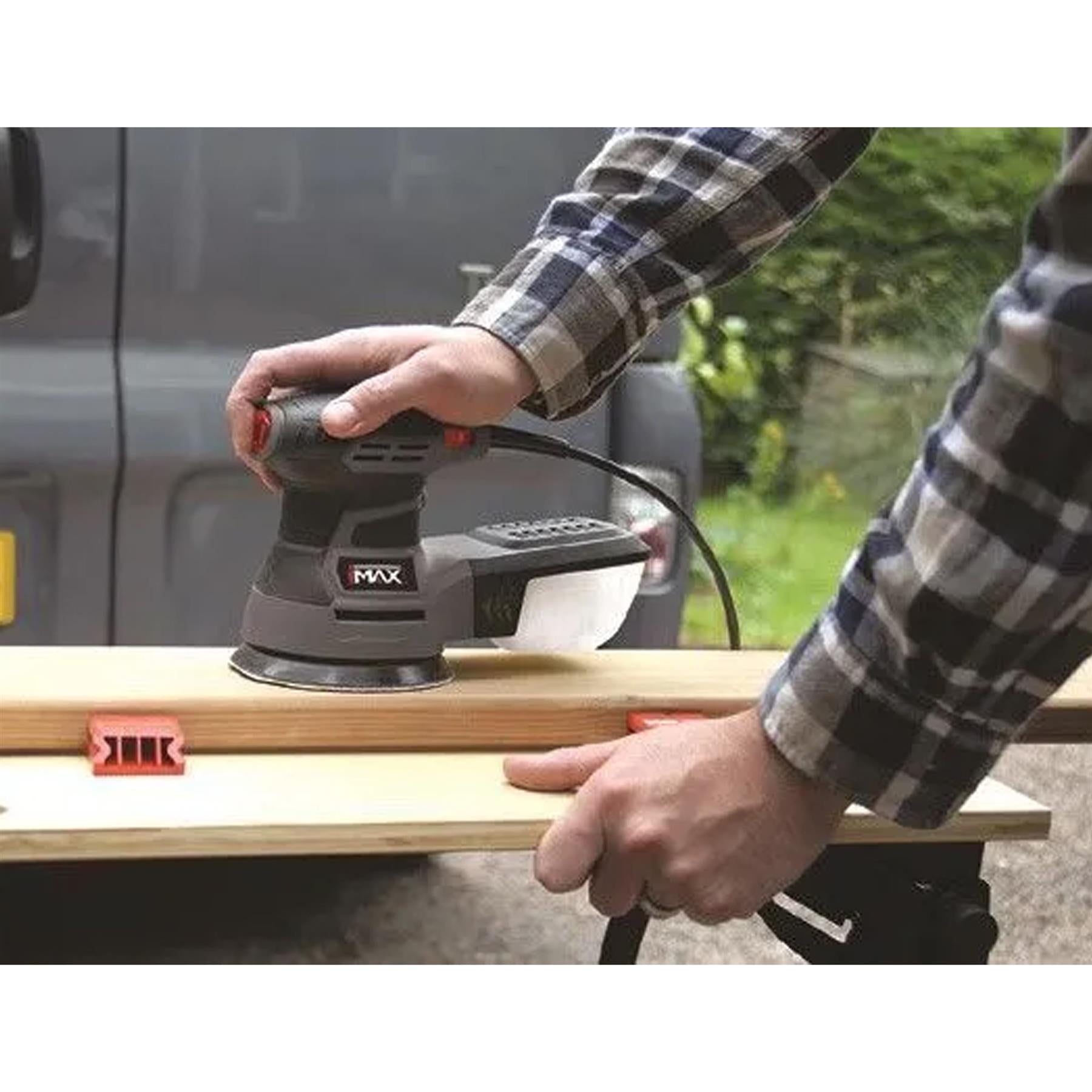 Orbital Sander, 350W 13000 RPM 125mm Random Orbital Sander Ideal for DIY