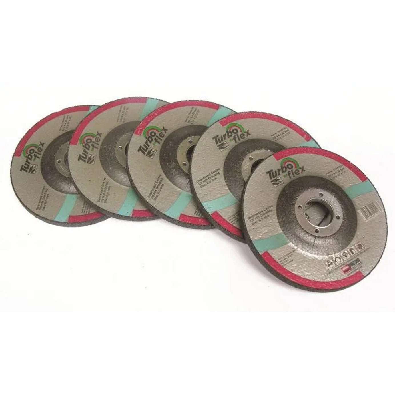 Hilka 5 x 115mm Grinding Disc Turbo Flex