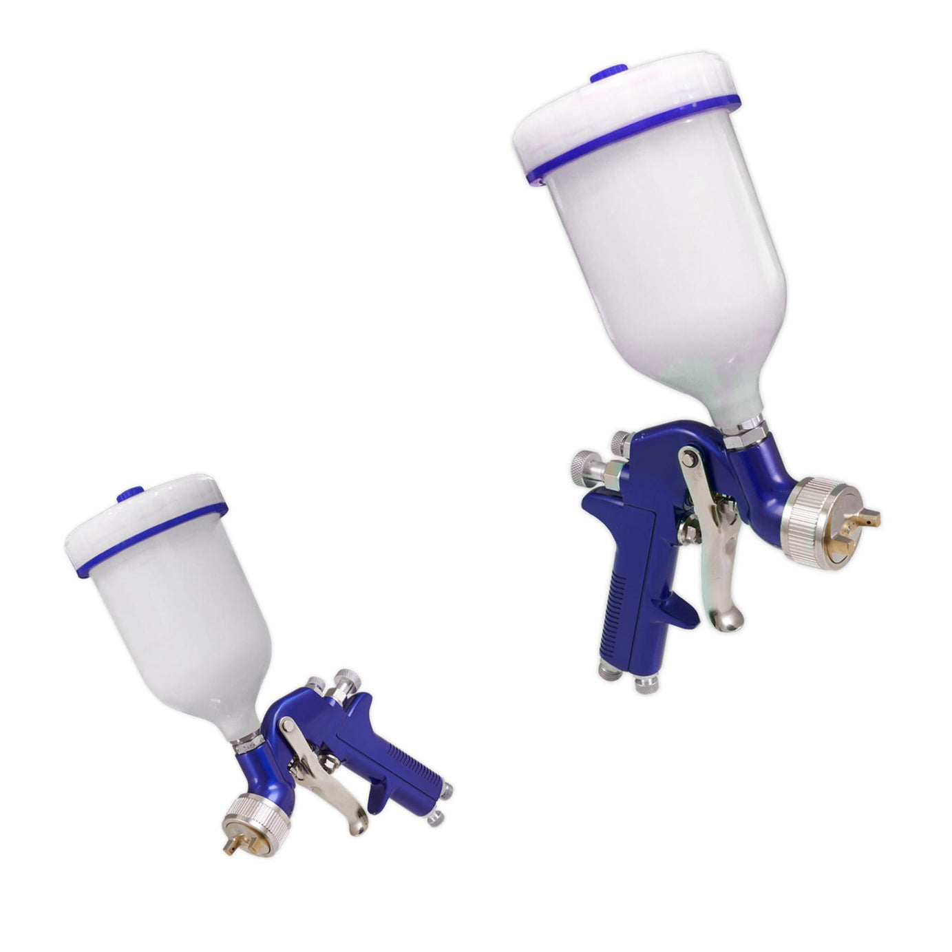 Sealey Gravity Feed Spray Gun 1.3mm Set-Up