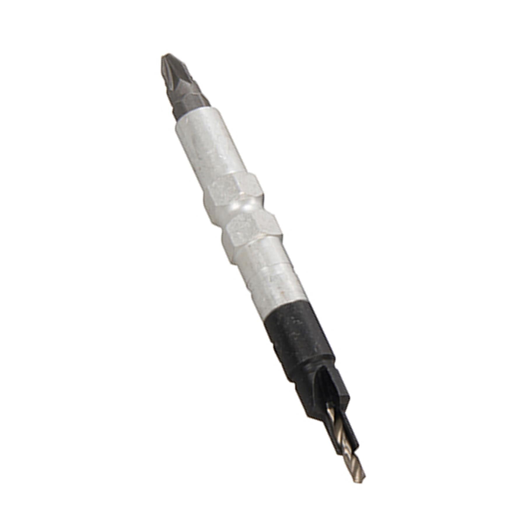4Pce Quick-Flip Driver Set Large Drill Pilot, Clearance & Countersink In One