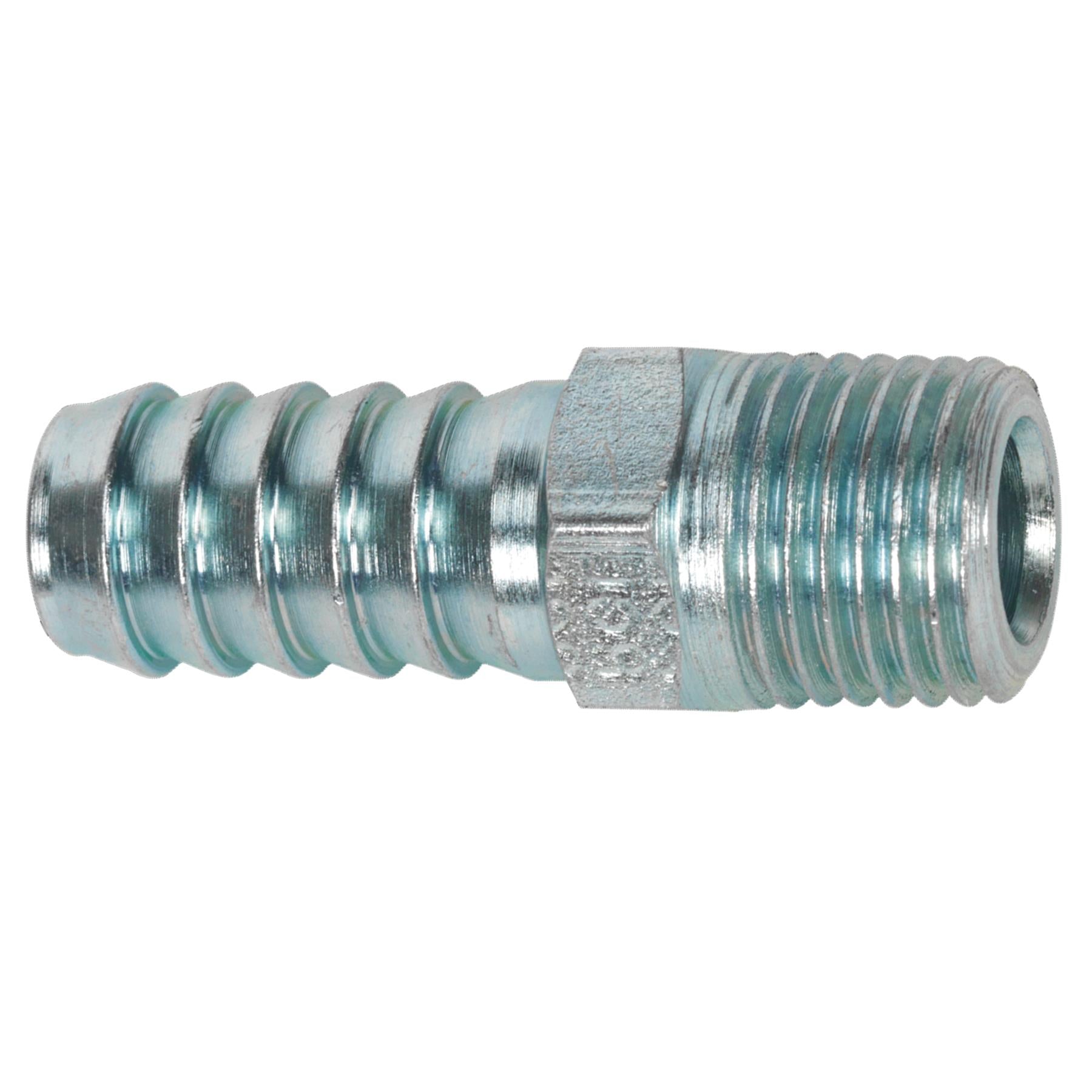 Sealey Screwed Tailpiece Male 1/4"BSPT - 3/8" Hose Pack of 5
