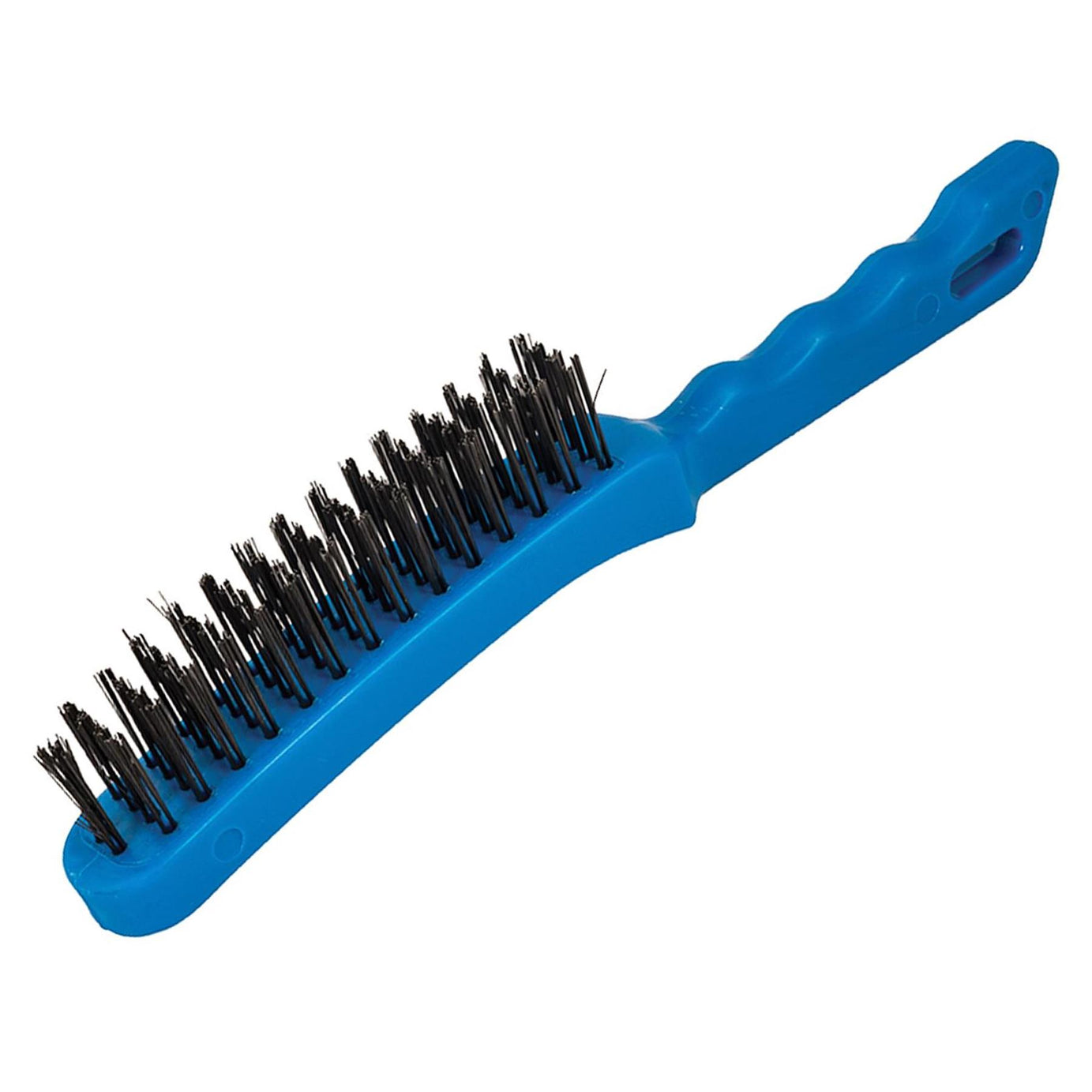 Steel Wire Brush 4 Row Removing Rust Scale Surface Preparation Cleaning Garage