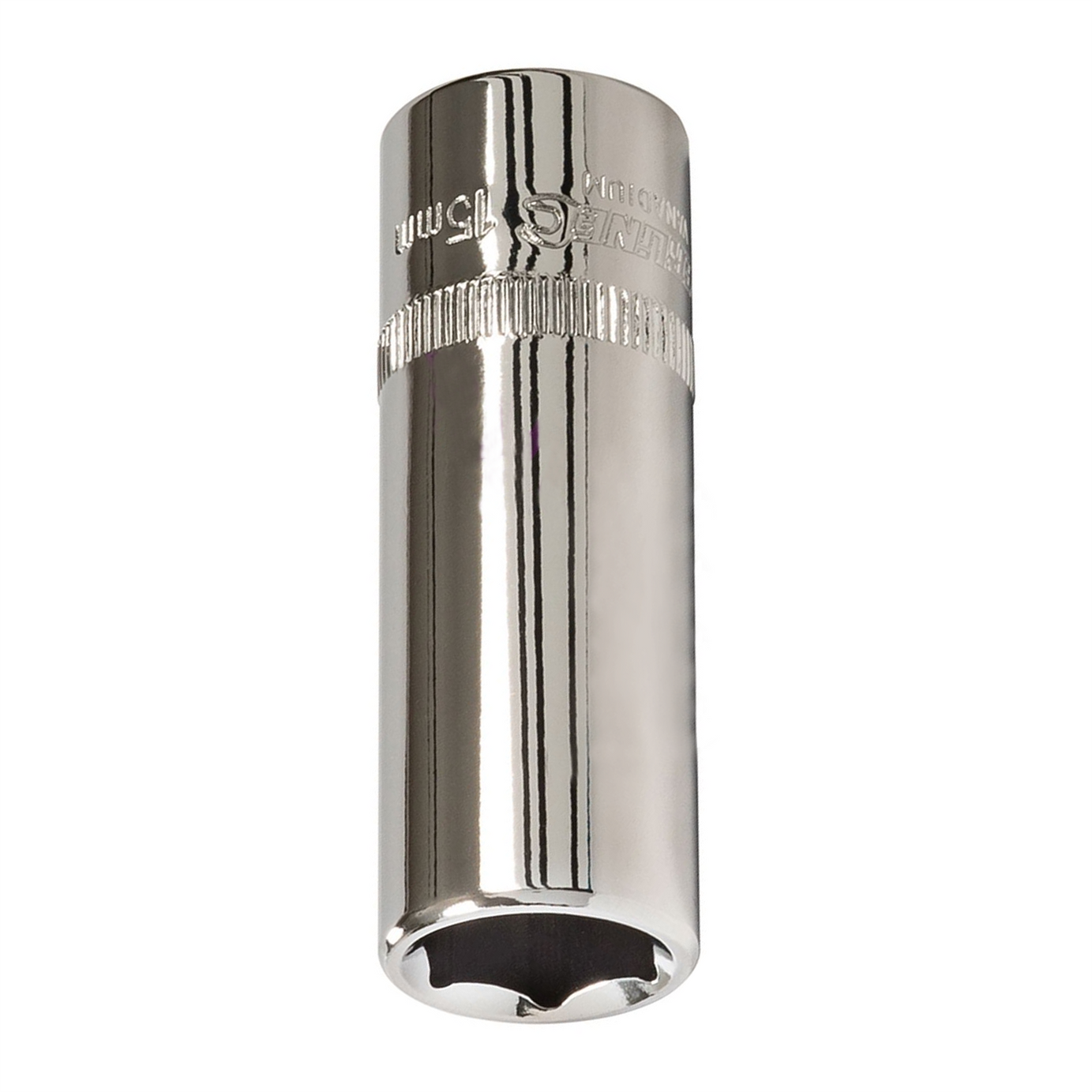 Deep Socket 3/8" Drive 6pt Metric 6 Point Hex Corrotion Resistant Socket 15mm
