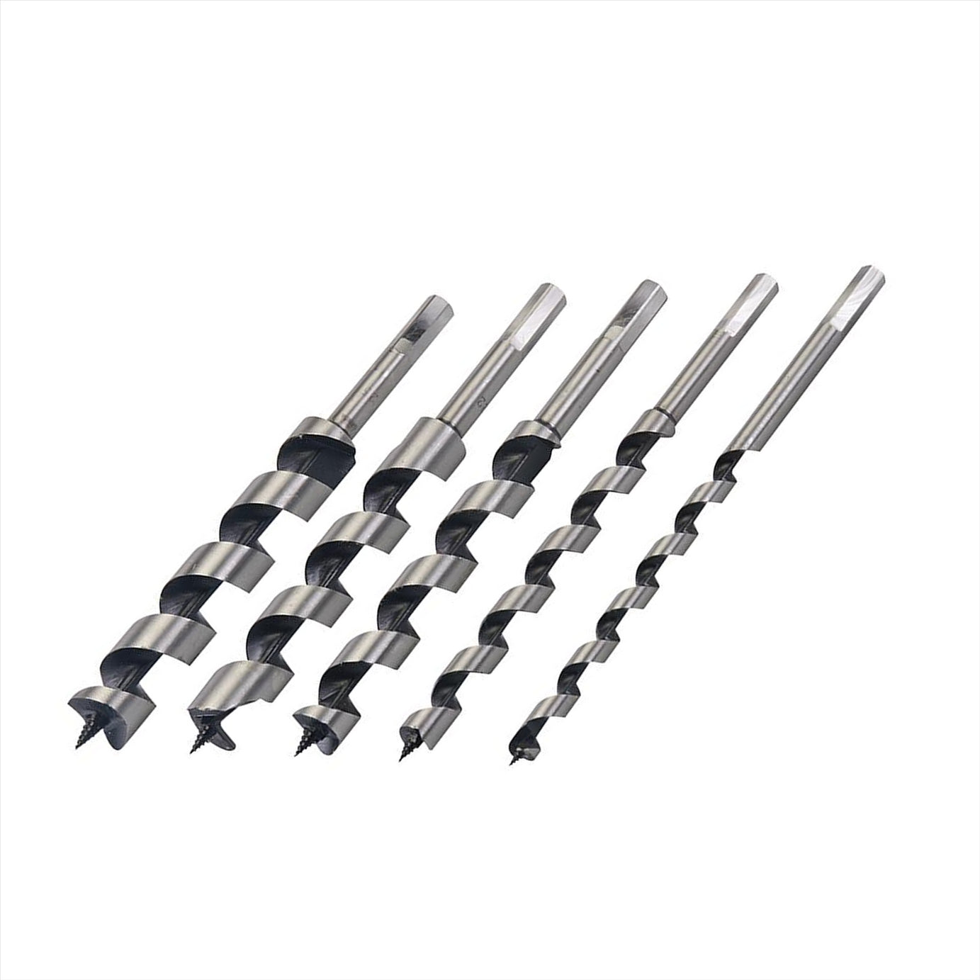 5Pce Auger Bit 10- 25mm Hand Tools Holes Cutting Hex Shank Drill New