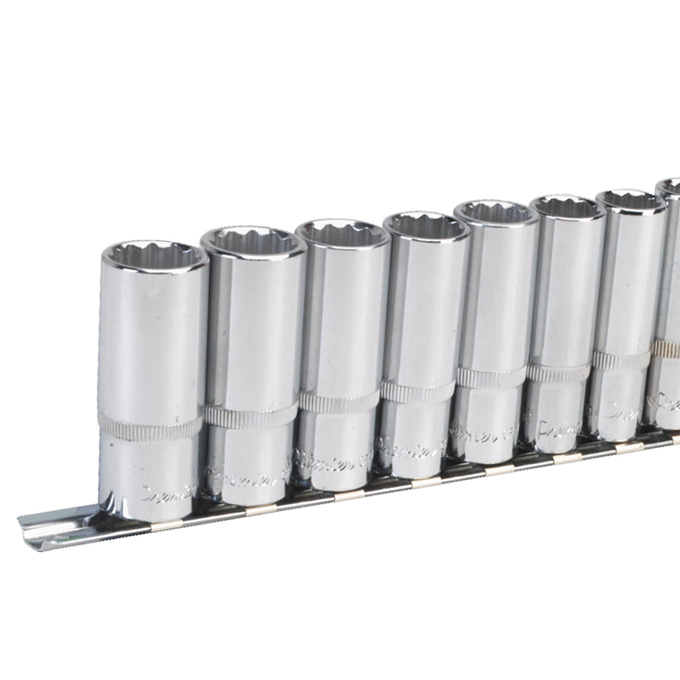 Sealey Socket Set 12pc 3/8"Sq Drive 12pt Deep WallDrive Metric