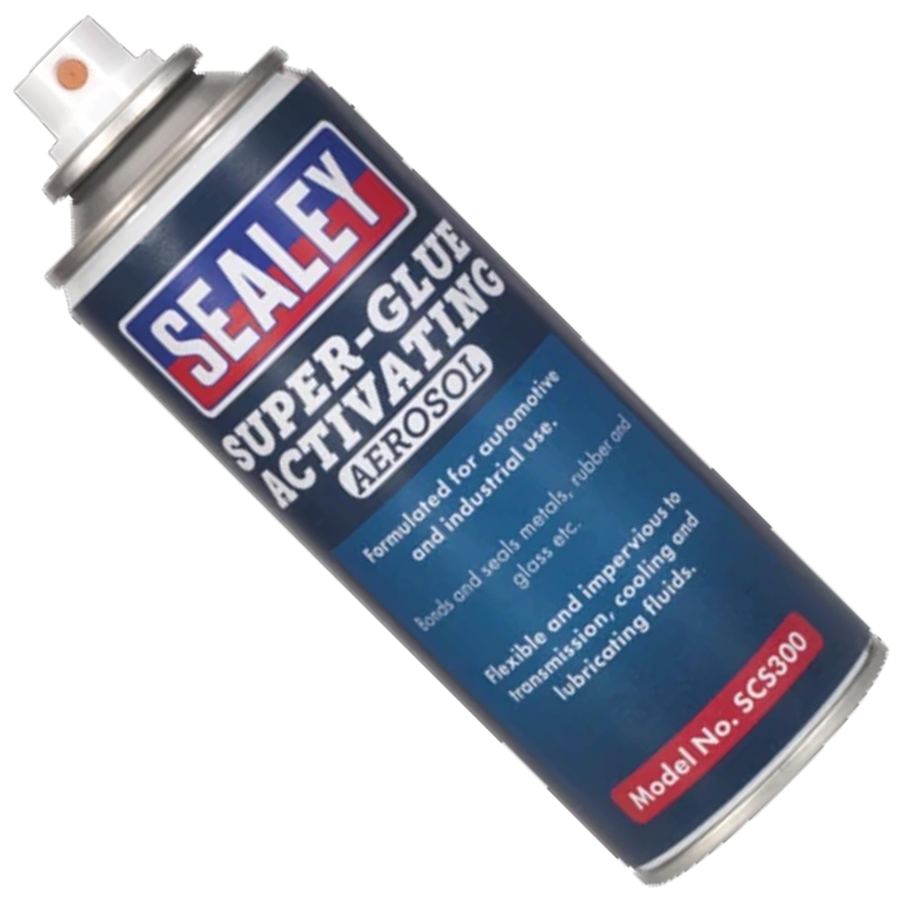 Sealey Super Glue Activating Aerosol 200ml Pack of 6