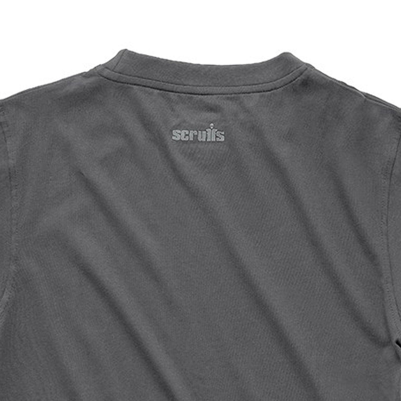 Scruffs Eco Worker T-Shirt Hardwearing Work Shirt Graphite L