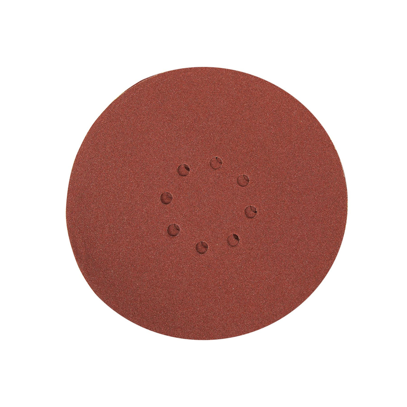 Punched Sanding Discs 225mm 10Pk Grit 60 Hook & Loop Aluminium Oxide New
