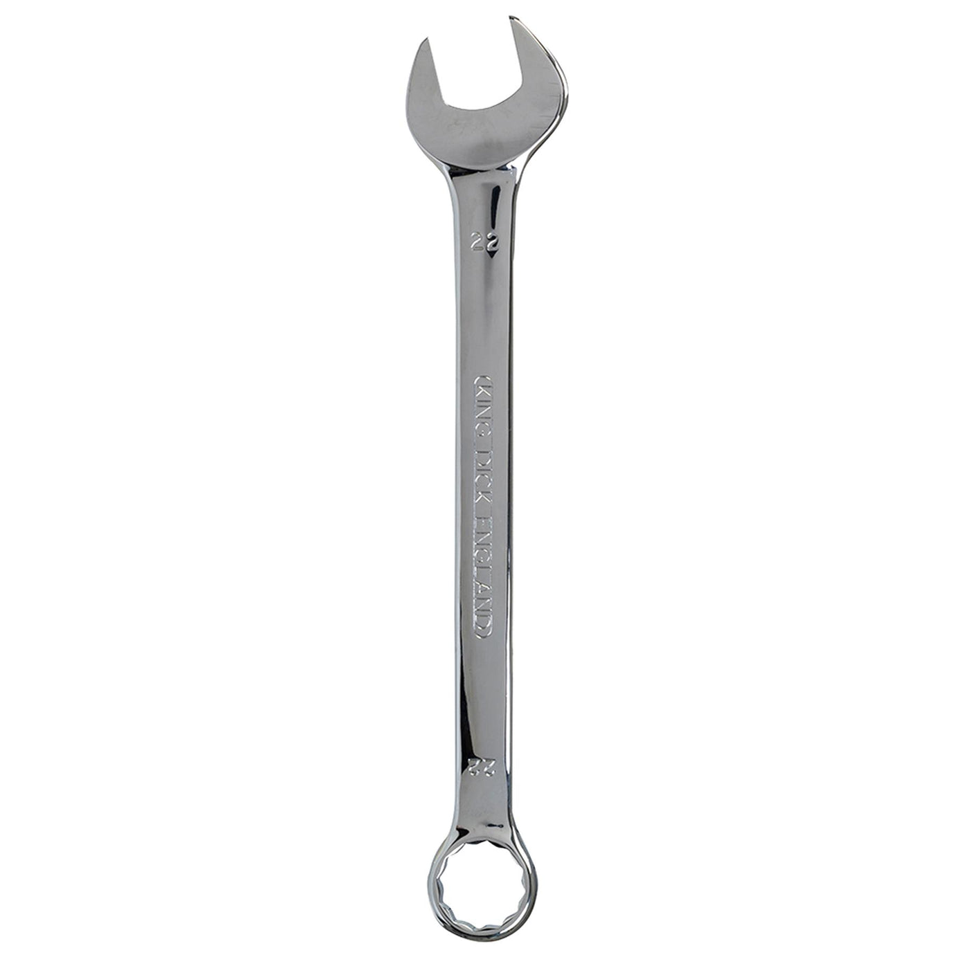 King Dick metric 22 MM polished chrome combination spanner wrenches spanners
