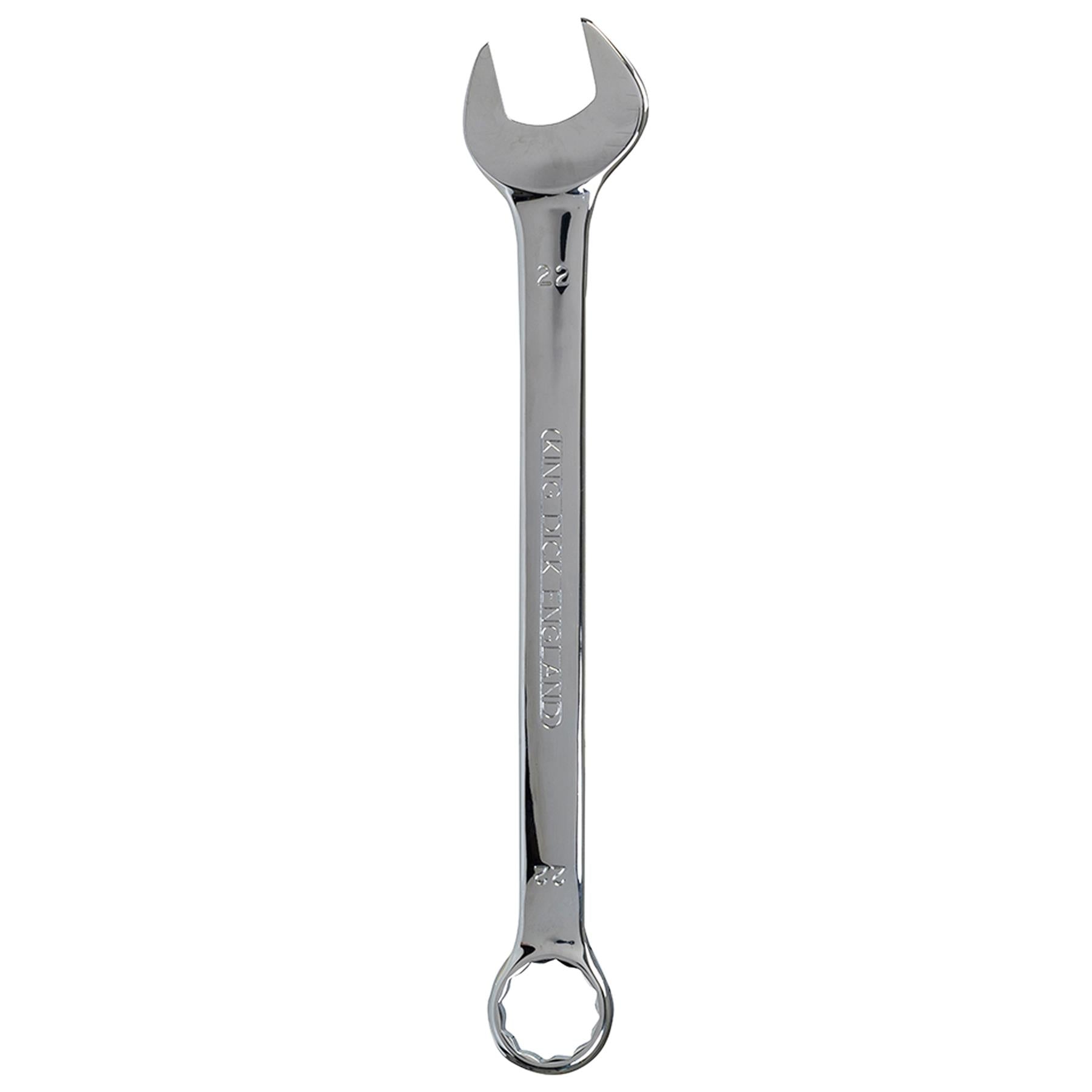 King Dick metric 22 MM polished chrome combination spanner wrenches spanners