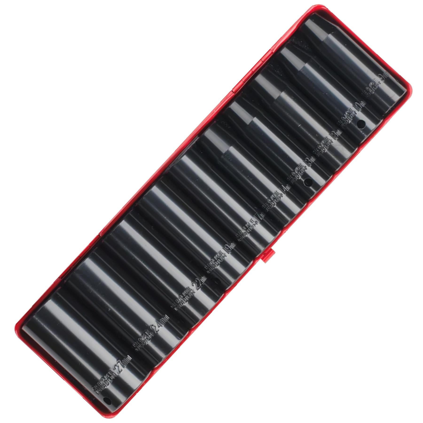 Sealey Impact Socket Set 10pc 1/2"Sq Drive Deep Metric