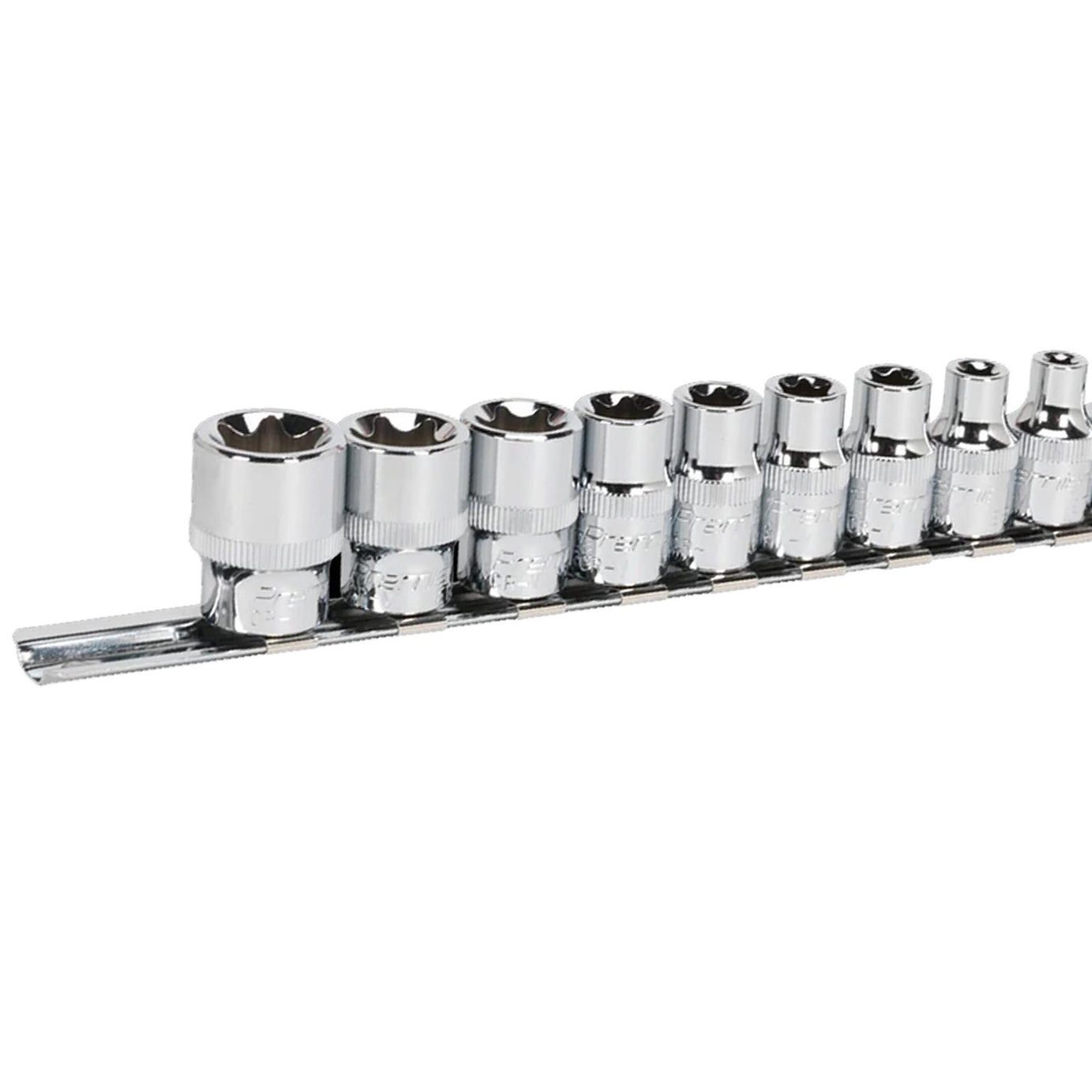 Sealey TRX-Star* Socket Set 12pc 3/8"Sq Drive E4-E20