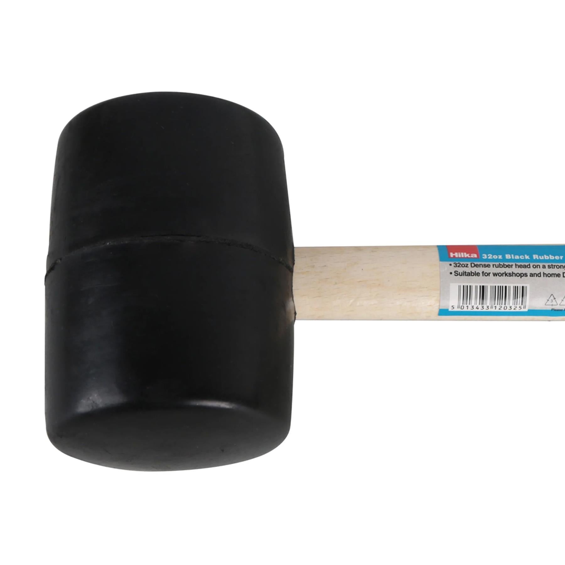 black rubber mallet
