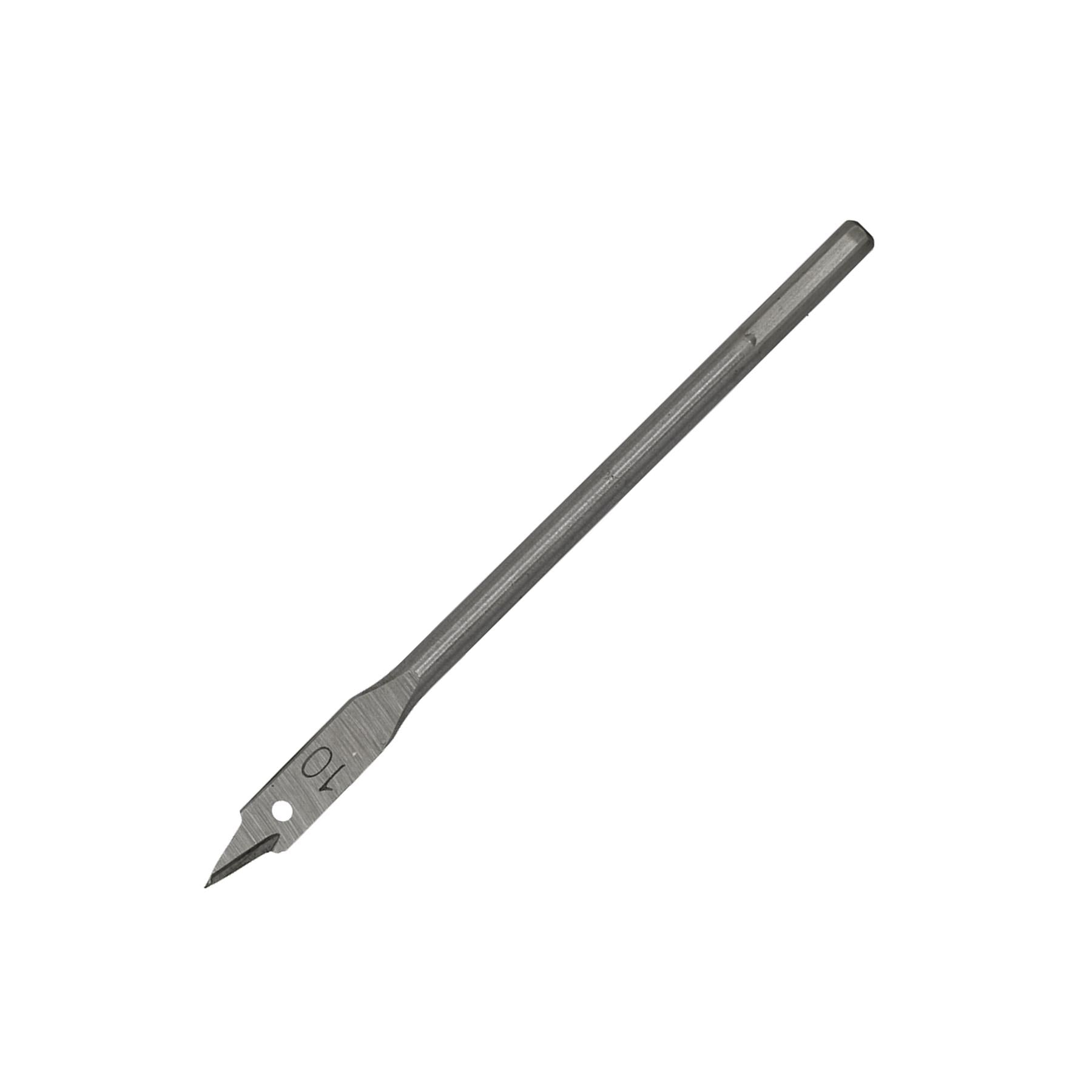 Sealey Flat Wood Bit Ø10mm x 152mm- Hex Shank Fully Hardened