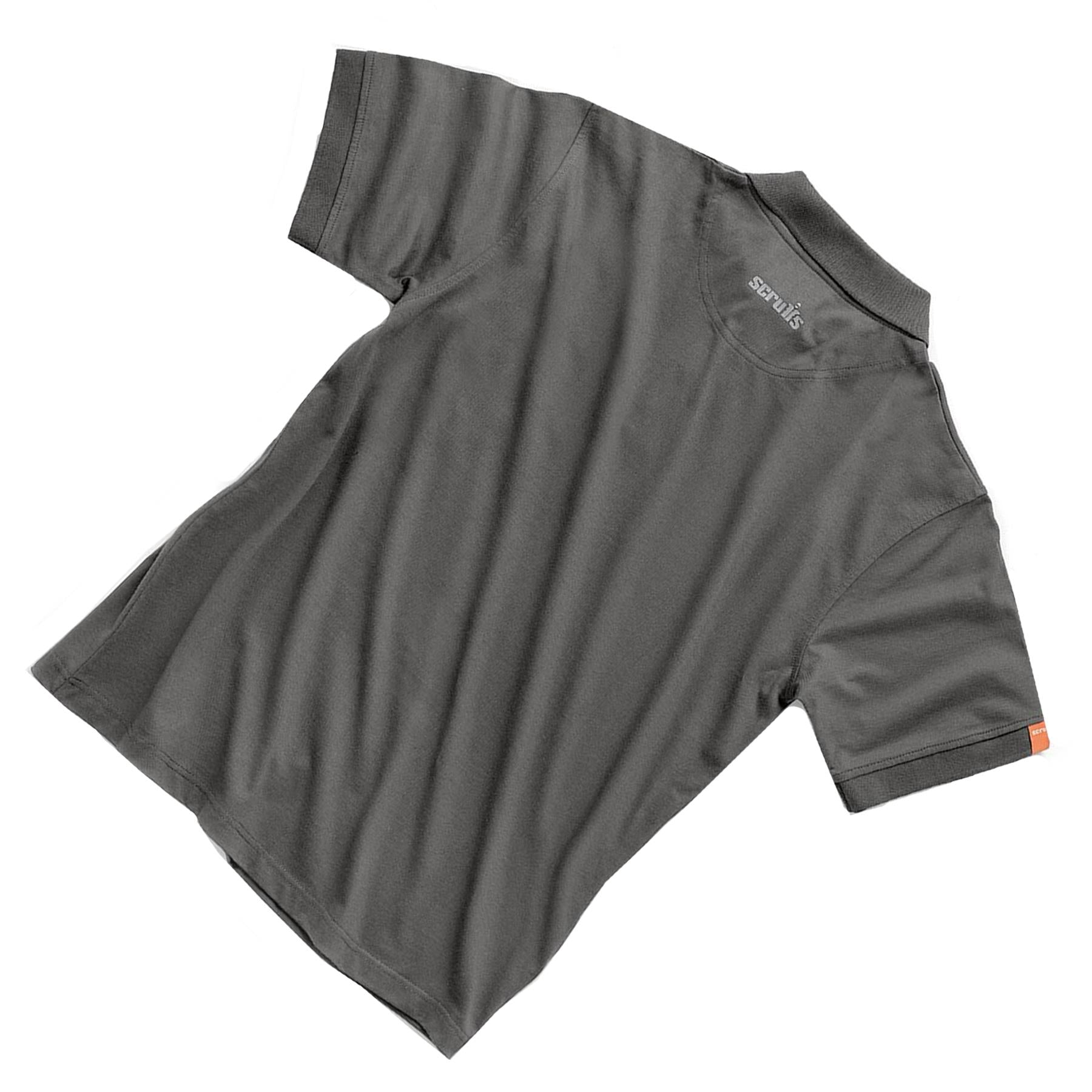 Scruffs Eco Worker Polo Shirt Mens Work Polo Graphite M