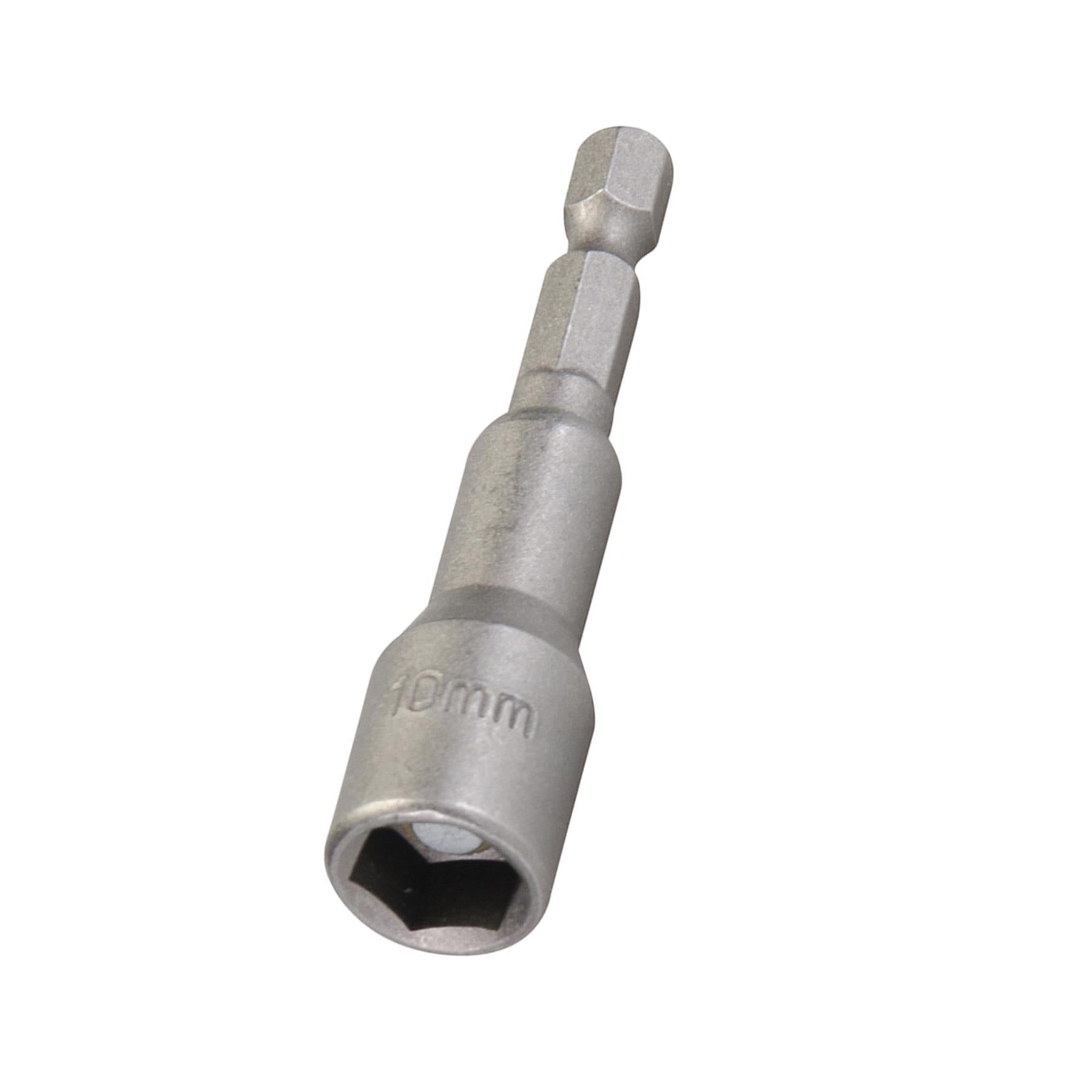 Magnetic Nut Driver 10 X 65mm Adapter Drill Screw 1/4" Hex Shank Chrome Vanadium