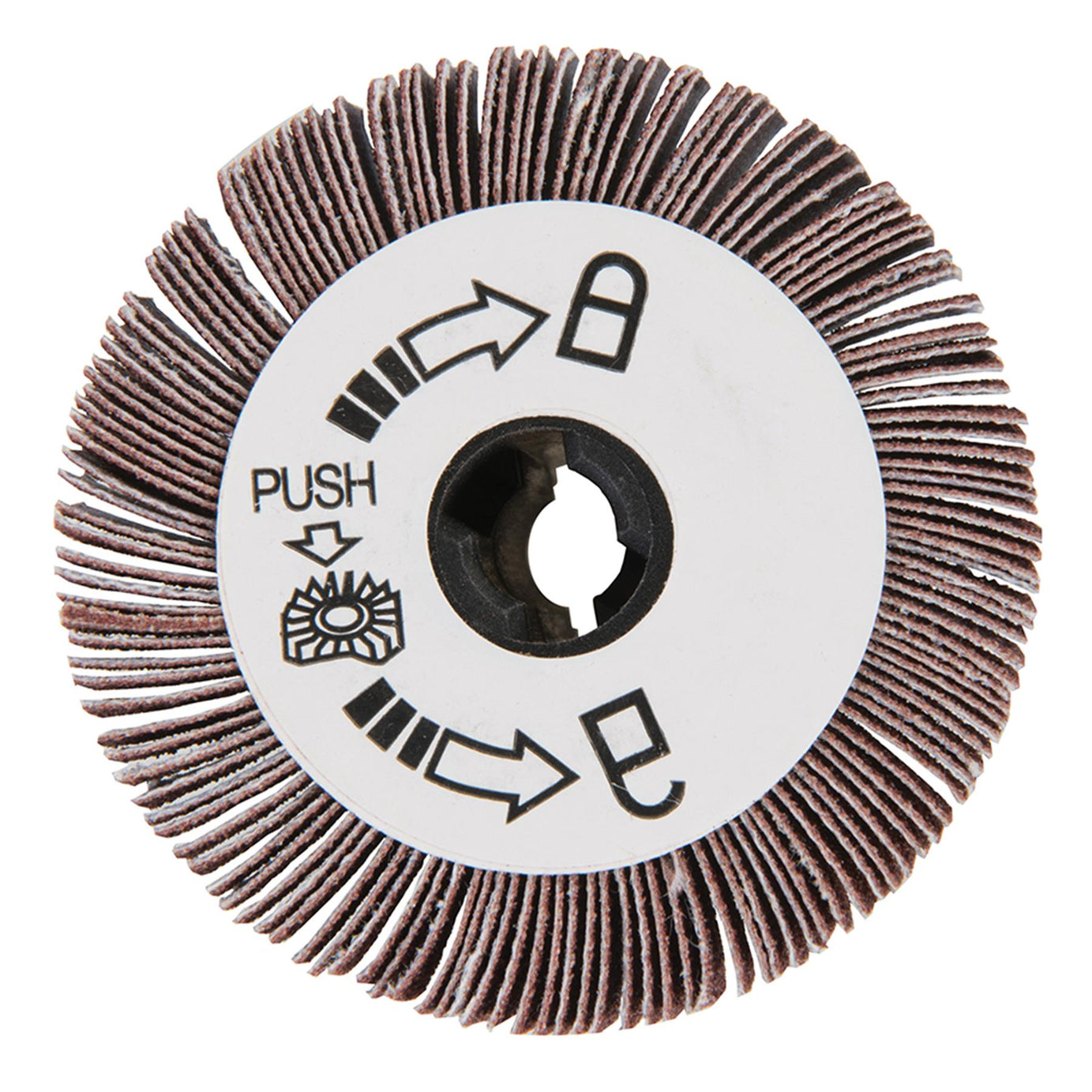 Flap Wheel 120 Grit Sand Papered Flap Wheel Use On Wood Metal Paint And Plastic