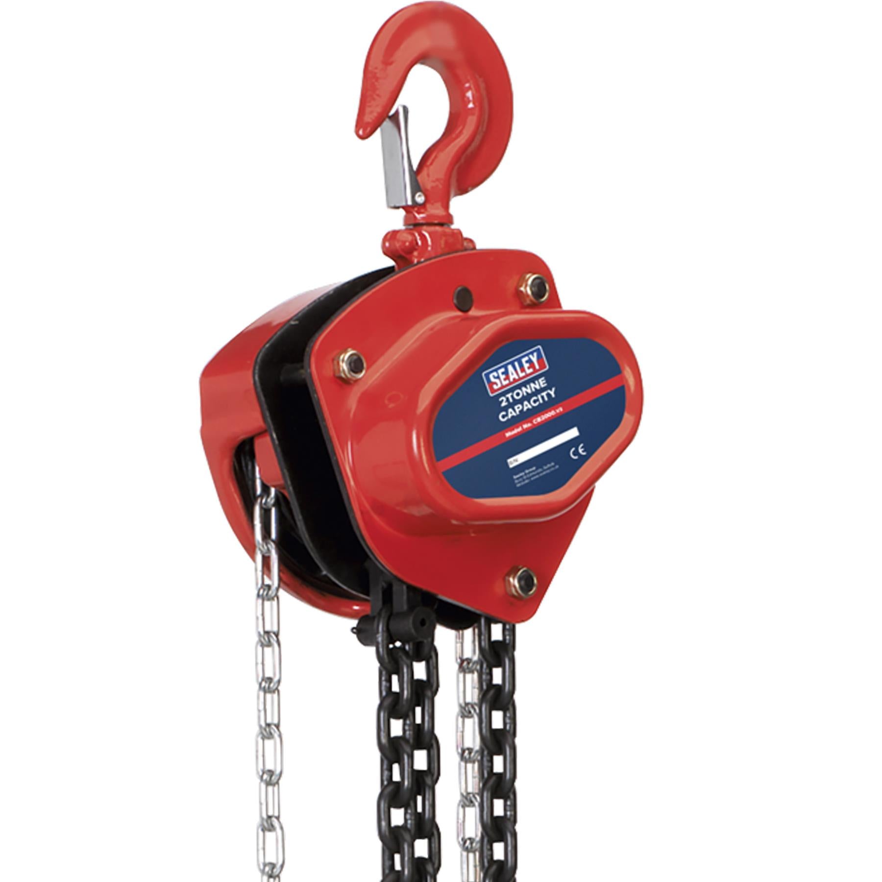 Sealey Chain Block 2 Tonne 3m