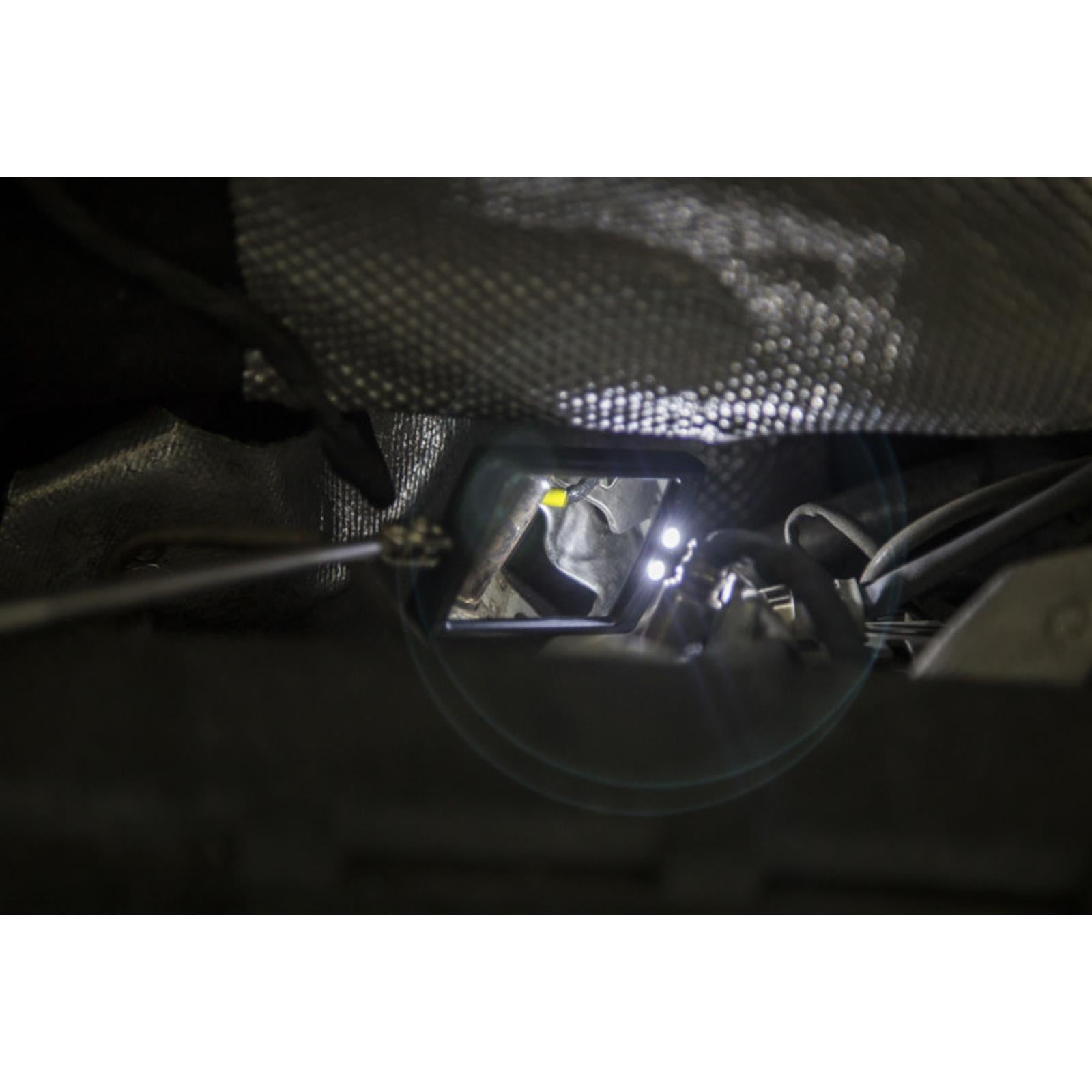 BlueSpot Telescopic LED lit Mirror Inspection Extending Swivel 870mm Long