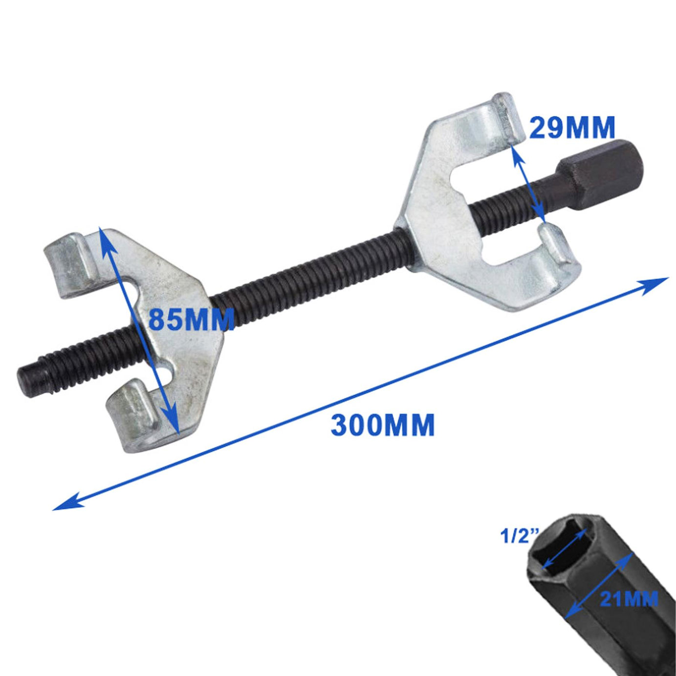 BlueSpot 2pc Coil Spring Compressor Clamps Heavy Duty Suspension Clamp Tool