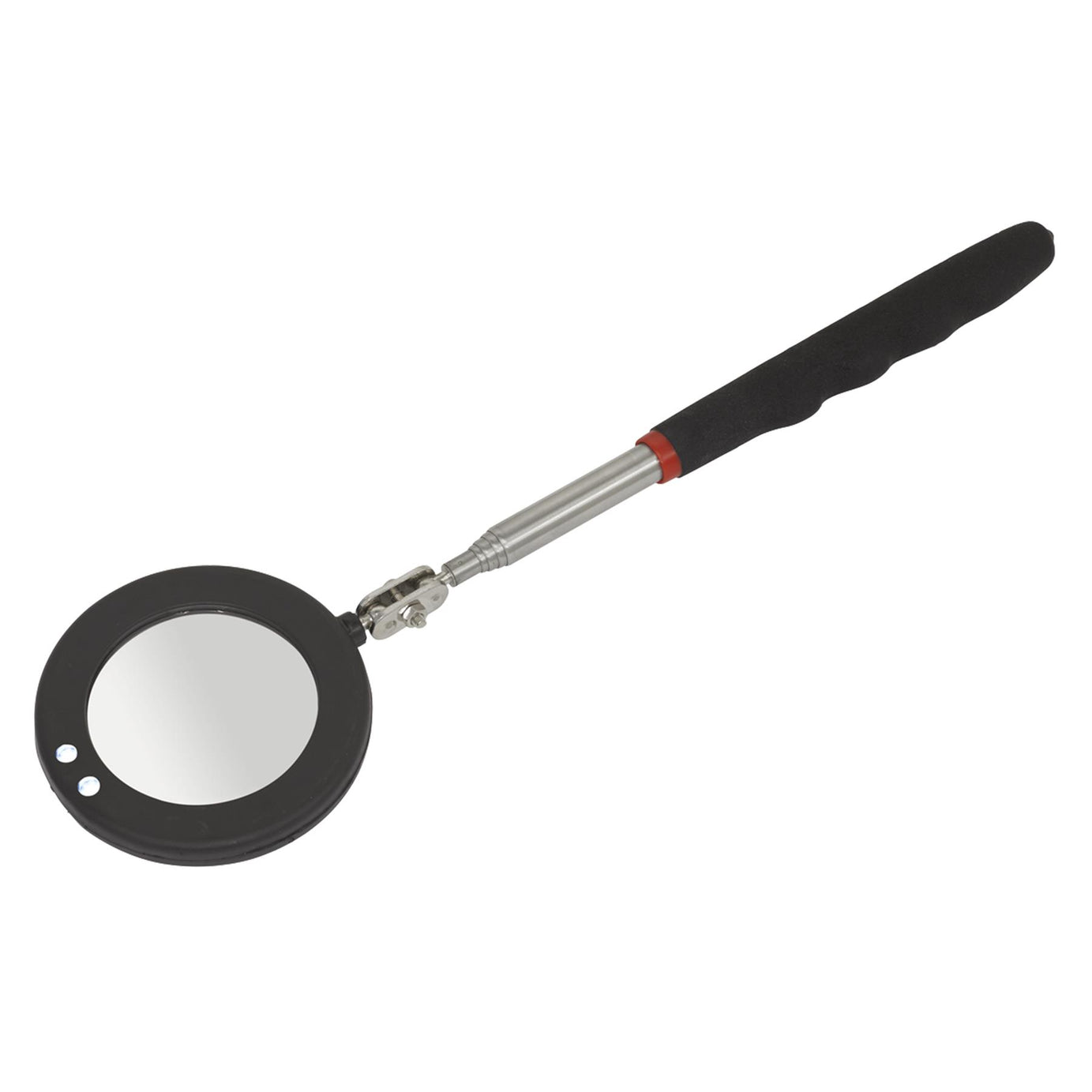 Sealey Telescopic Inspection Mirror 75mm with LED