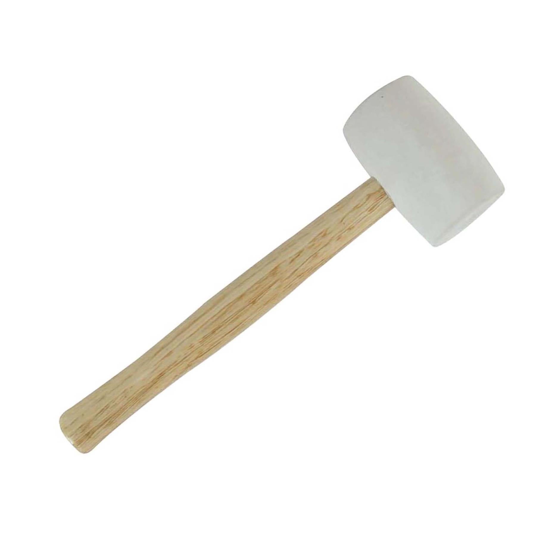 White Rubber Mallet - 32Oz (907G) Camping Building Marqee Tent Pegs Mallet DIY