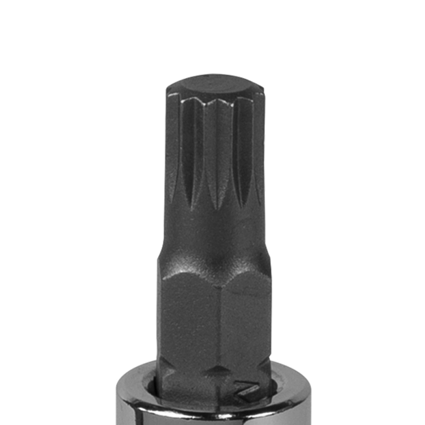 Sealey Spline Socket Bit M9 3/8"Sq Drive Forged Chrome Vanadium Steel