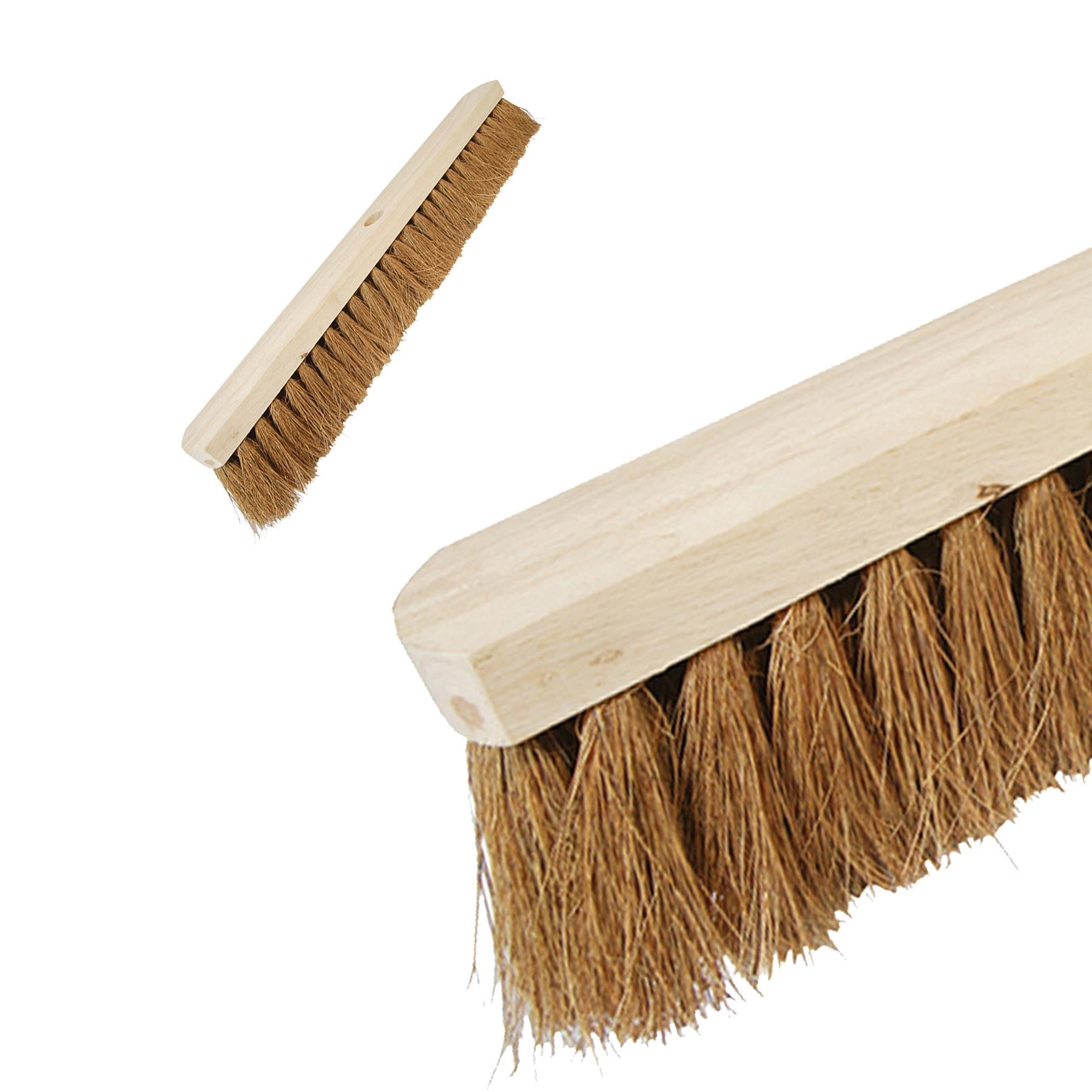 BRUSH BRUSHES BROOM BROOMS HEAD HEADS SOFT COCO BRISTLES SIZES 24"
