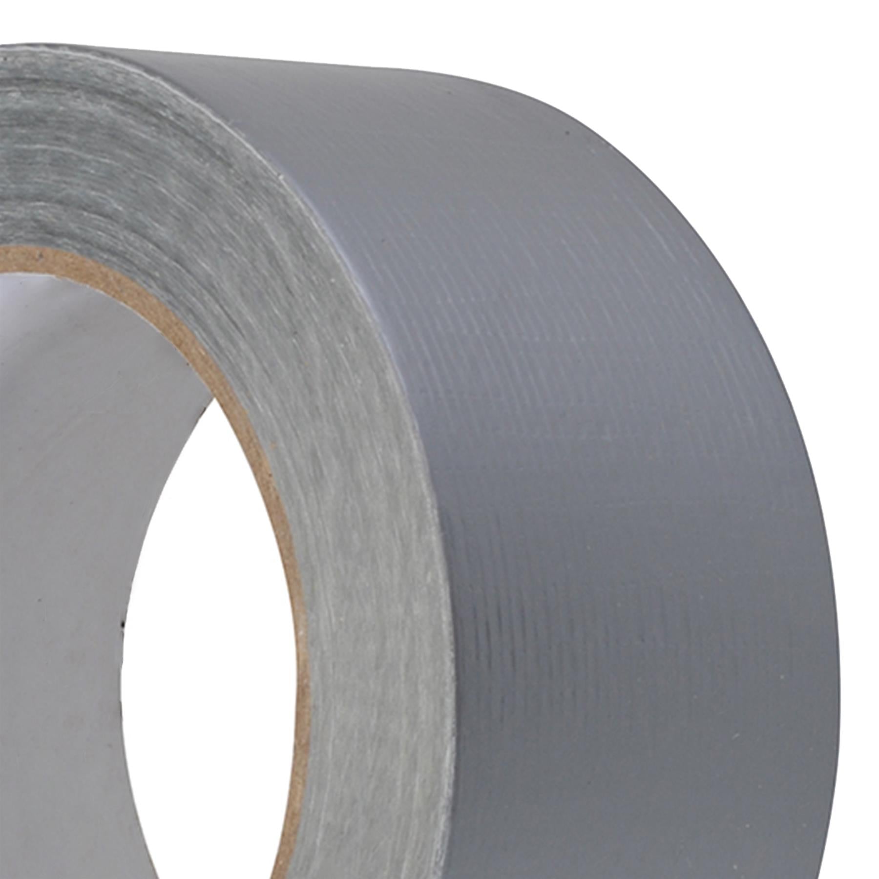 Duct Tape - 50mm X 50M Silver Polyethylene-Coated With Hot-Melt Glue Adhesive
