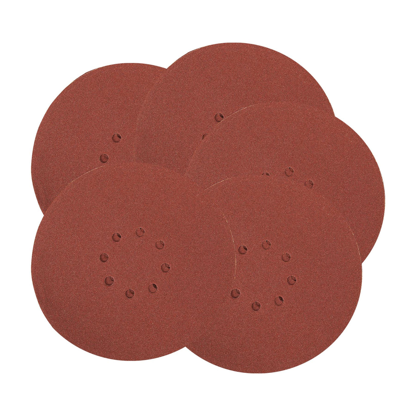 10 PACK-225mm Grits 80 Sanding Sheet Discs-Punched Aluminium Oxide Hook Loop