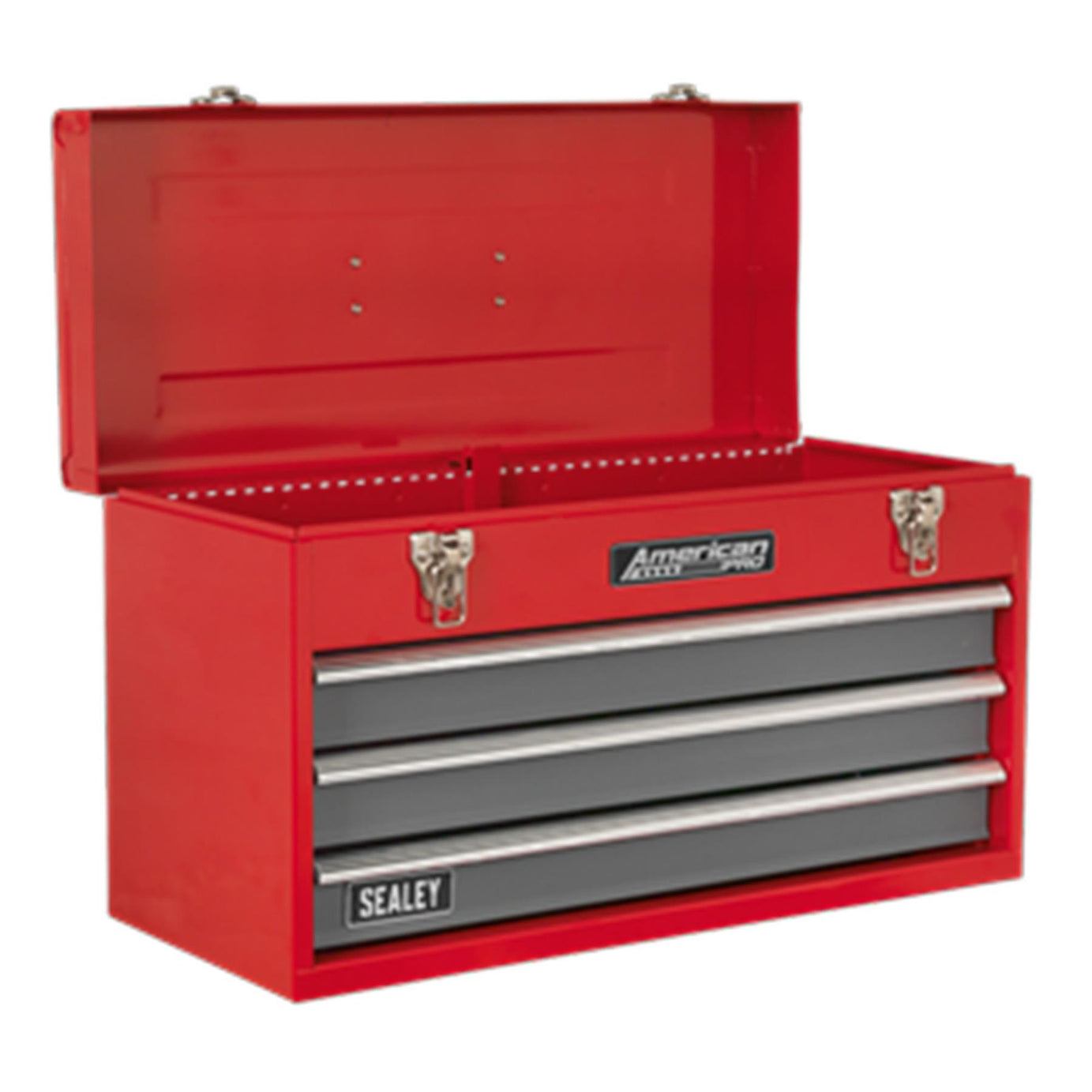 Sealey Tool Chest 3 Drawer Portable - Red/Grey