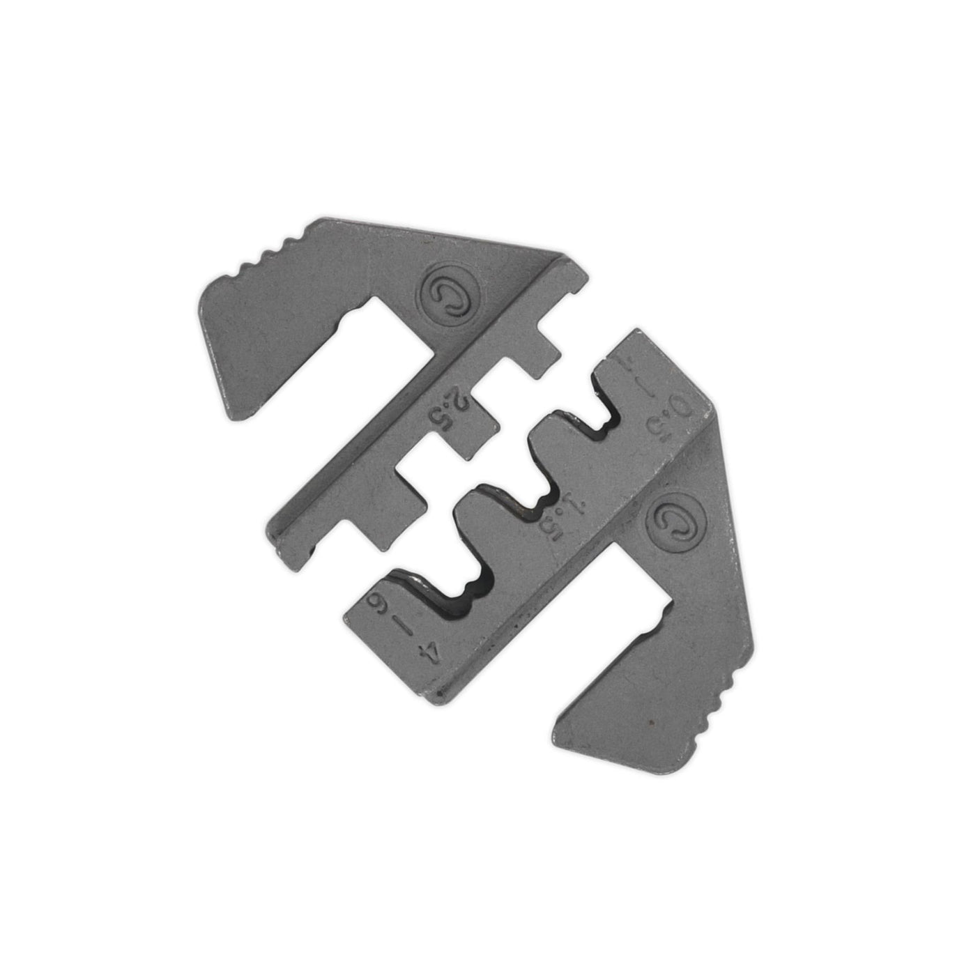 Sealey Open Barrel Crimping Jaws  Hardened And Tempered