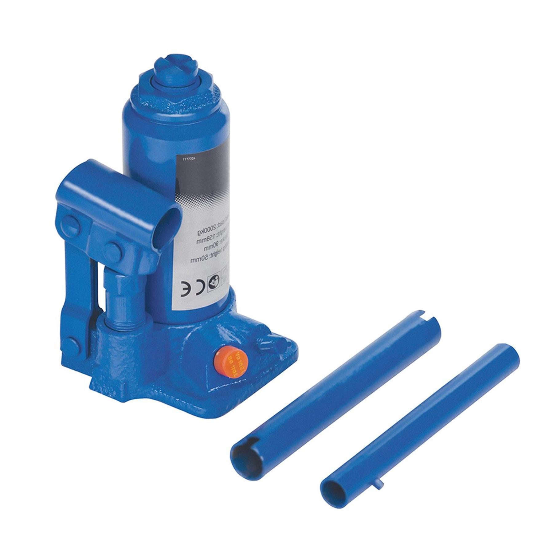 2 Ton Heavy Duty Hydraulic Bottle Jack Lifting Ram Car Van Boat Truck Caravan